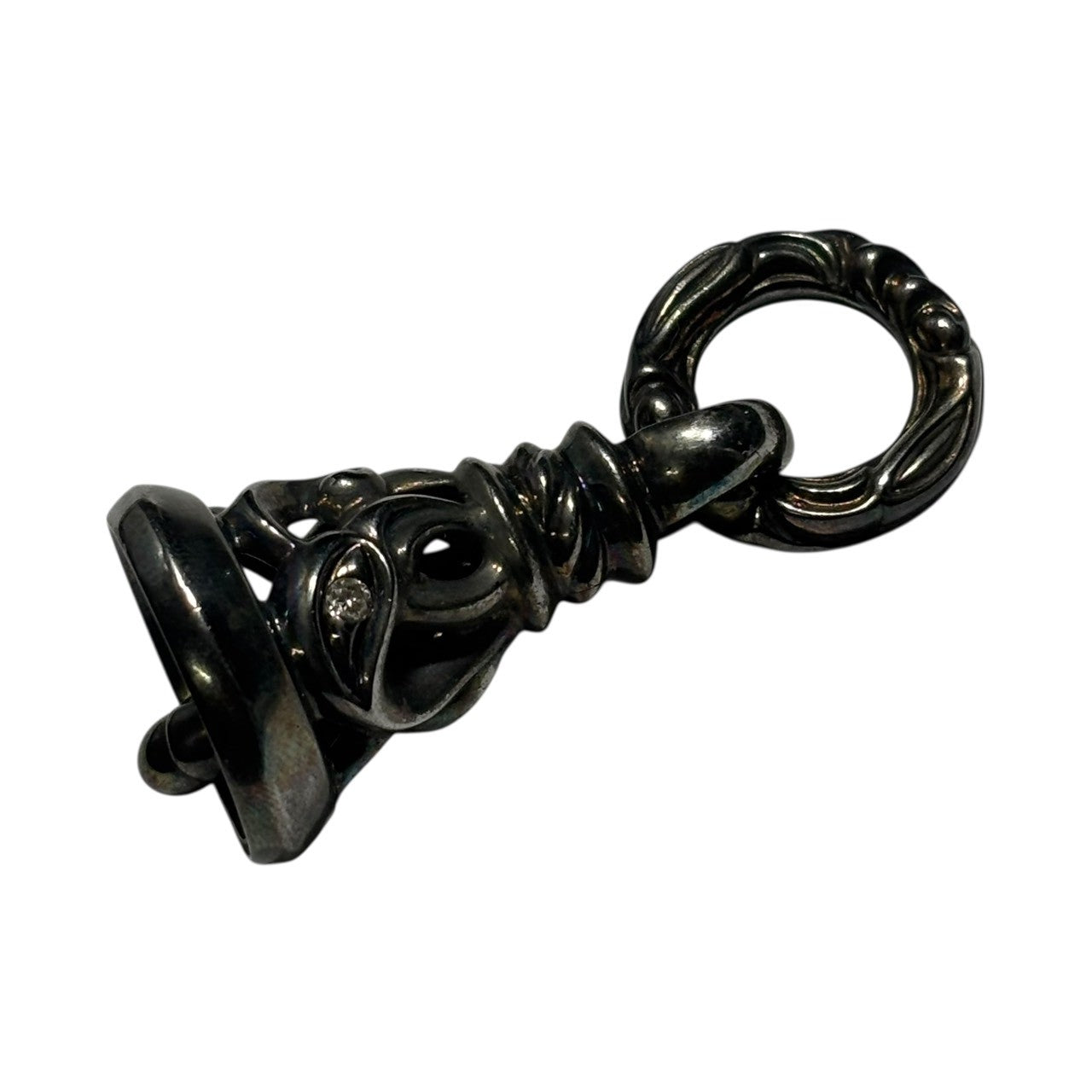 LONE ONES(ロンワンズ) 10th anniversary Blackout Edition  Crane Bell Pendant Top Leather Choker Set 10周年記念 クレーンベル ペンダントトップ レザー チョーカー シルバー