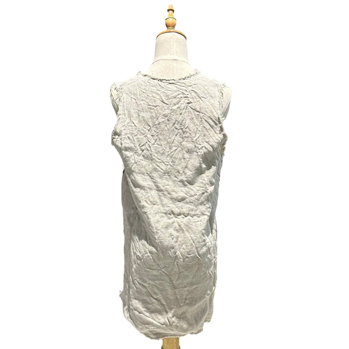 COMME des GARCONS(コムデギャルソン) 2026SS Side-zip linen vest サイドジップ リネン ベスト GQ-B016 S ベージュ AD2025