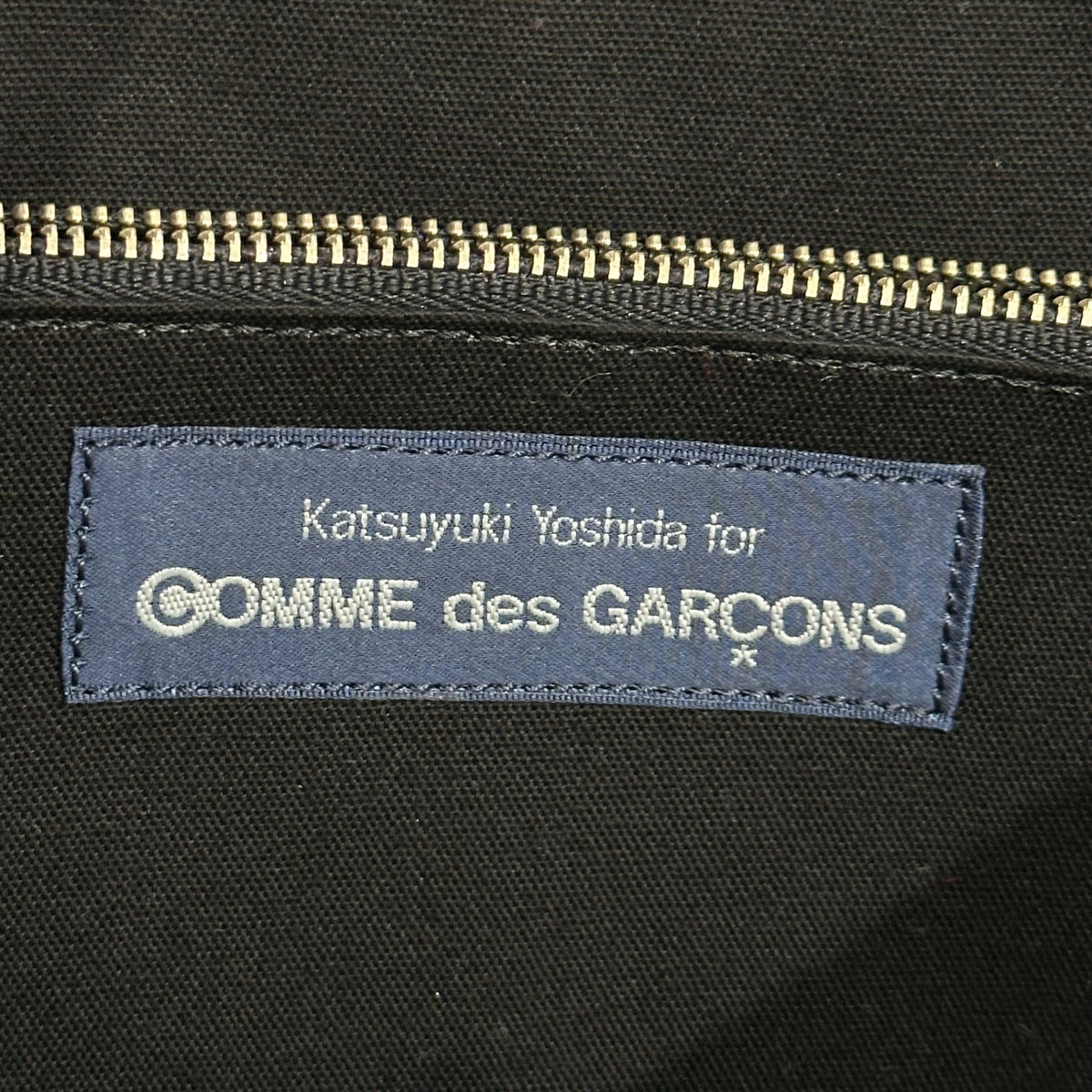Katsuyuki Yoshida for COMME des GARCONS(カツユキヨシダフォーコムデギャルソン) 1990's~2000's Aoyama Original Steer Bag 青山オリジナル ステア バッグ ラージ 4 ブラック スクエア レザー ハンド トート ダブルジップ 初期型