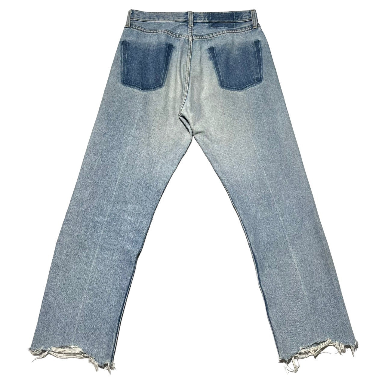 Maison Martin Margiela(メゾン マルタンマルジェラ) 01AW ⓪⑩Artisanal Reconstructed Denim Pants アーティザナル 再構築 デニム パンツ 311P010004 S ライトインディゴ KOKONOE アーカイブ