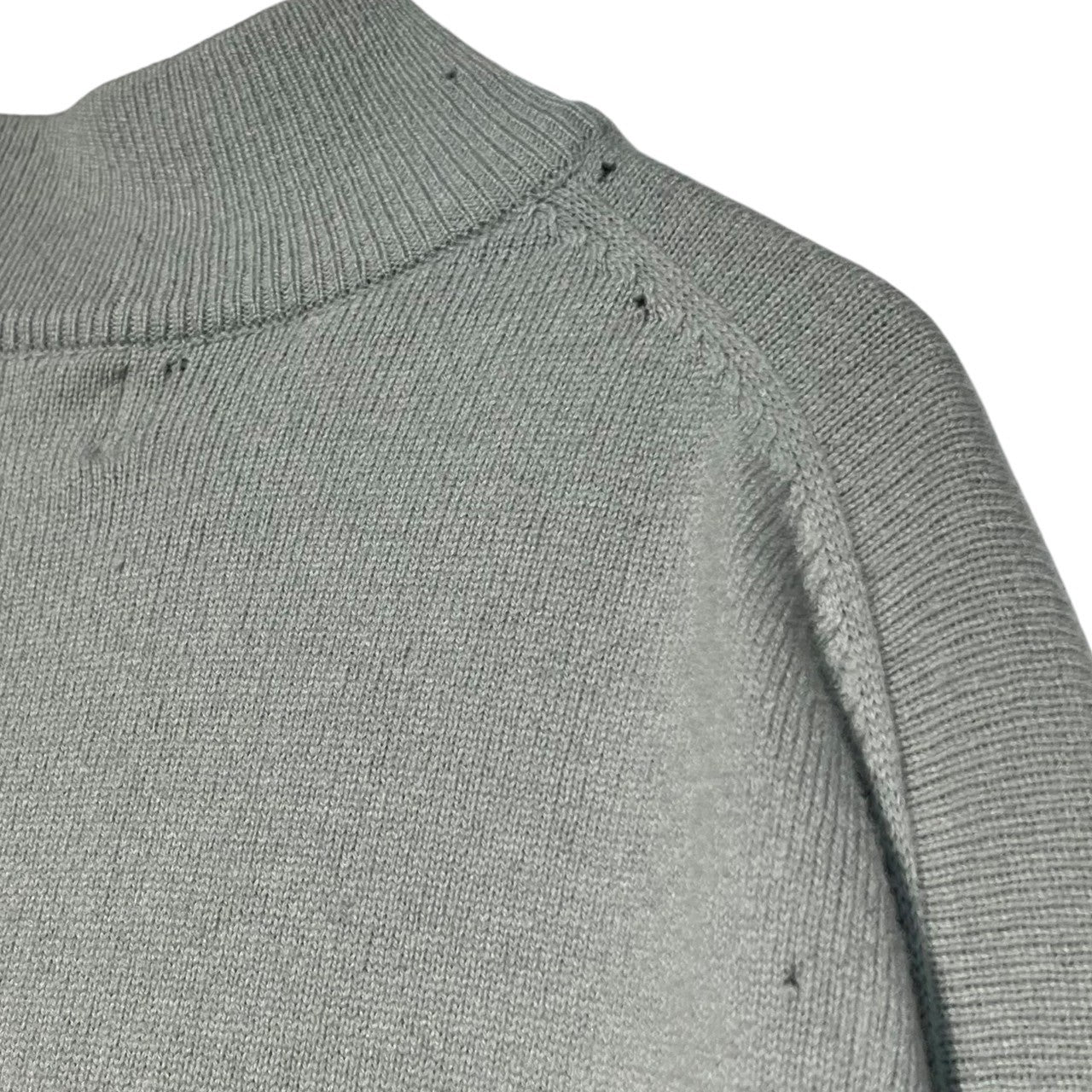 COMME des GARCONS HOMME(コムデギャルソンオム) 90's wool mock neck knit 90年代 ウール モックネック ニット 田中オム 田中啓一 HN-050130 FREE ライトブルー AD1992