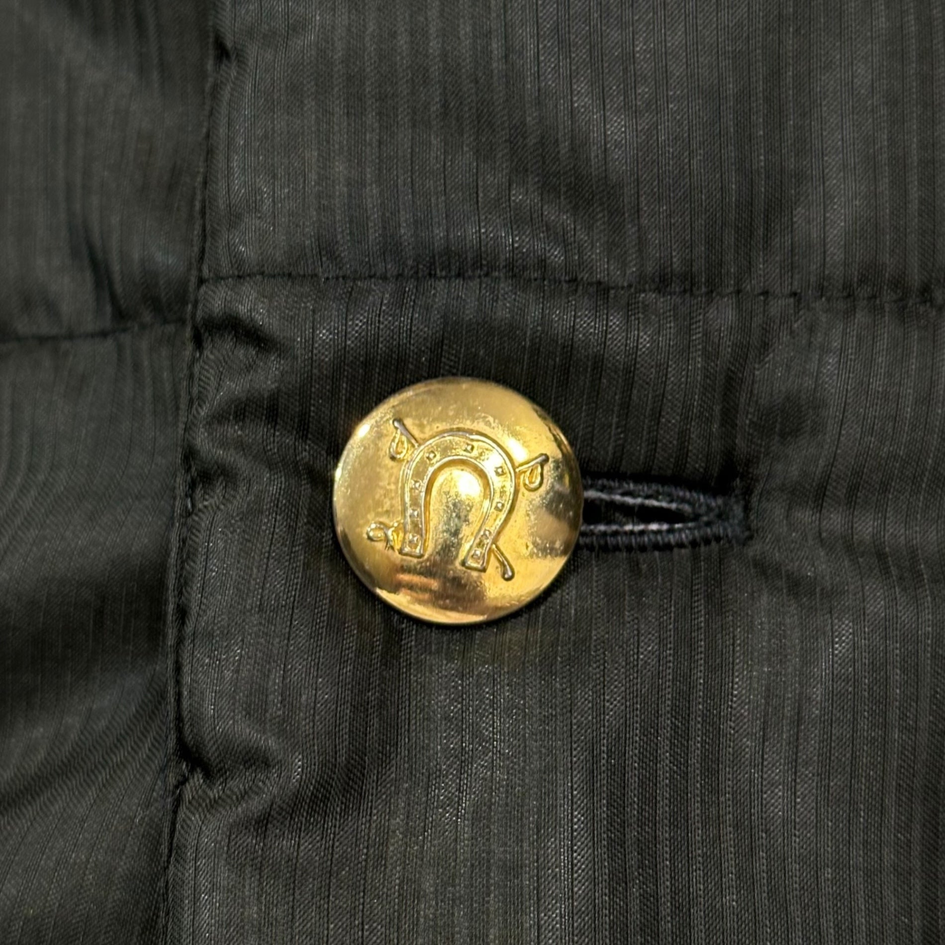 HERMES(エルメス) 90's Vintage LES FETES DU ROI SOLEIL 90年代 ヴィンテージ 太陽王の祝典 シルク スカーフ ジャケット 42 ブラック×グリーン エルメスジャポンタグ