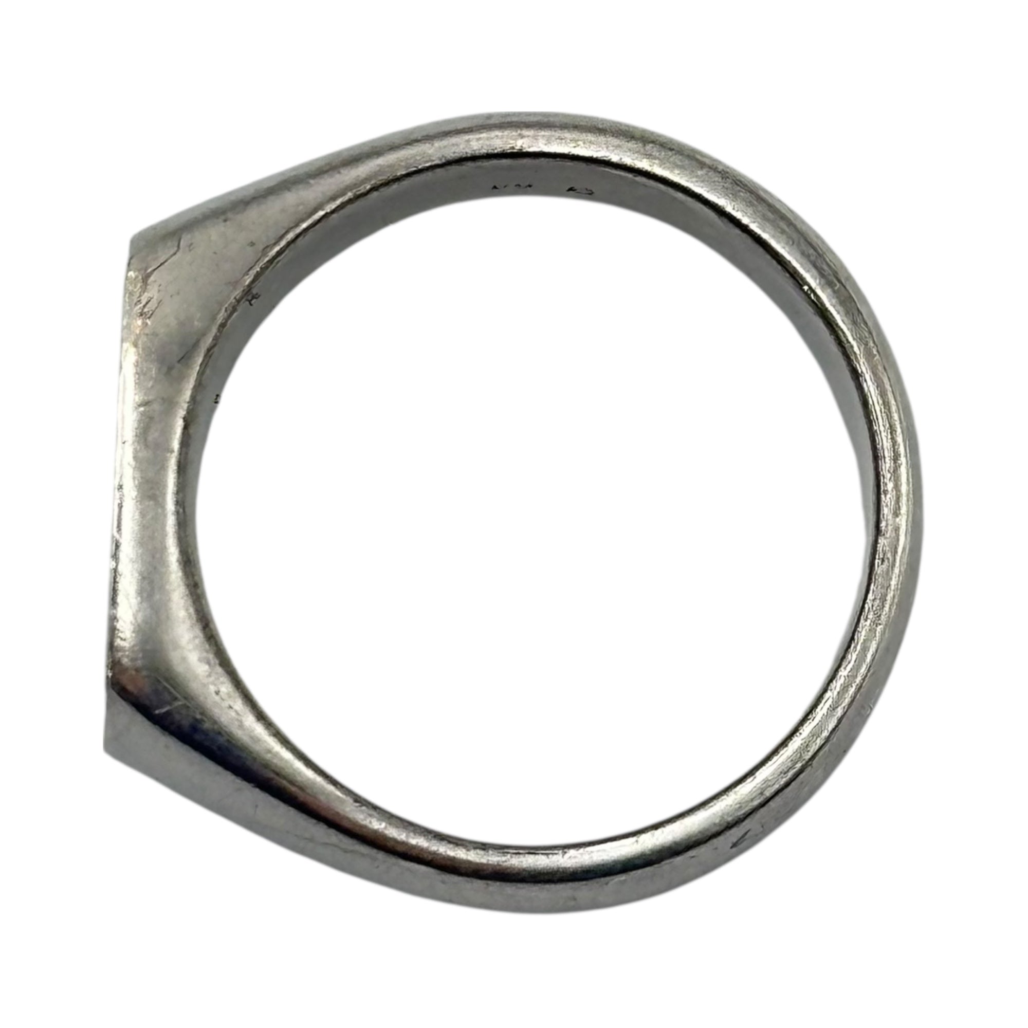 TOM WOOD(トムウッド) Cushion Satin Ring クッション サテン リング R74HSNA02S925 64(24号) シルバー シグネット