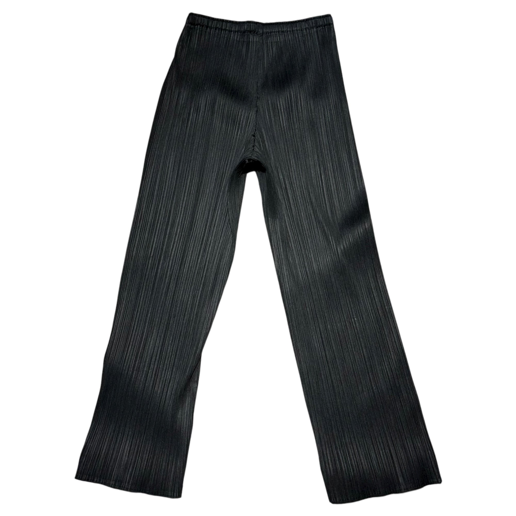 PLEATS PLEASE(プリーツプリーズ) Pleated Straight Easy Pants プリーツ ストレート イージー パンツ PP55-JF105 2(M程度) ブラック