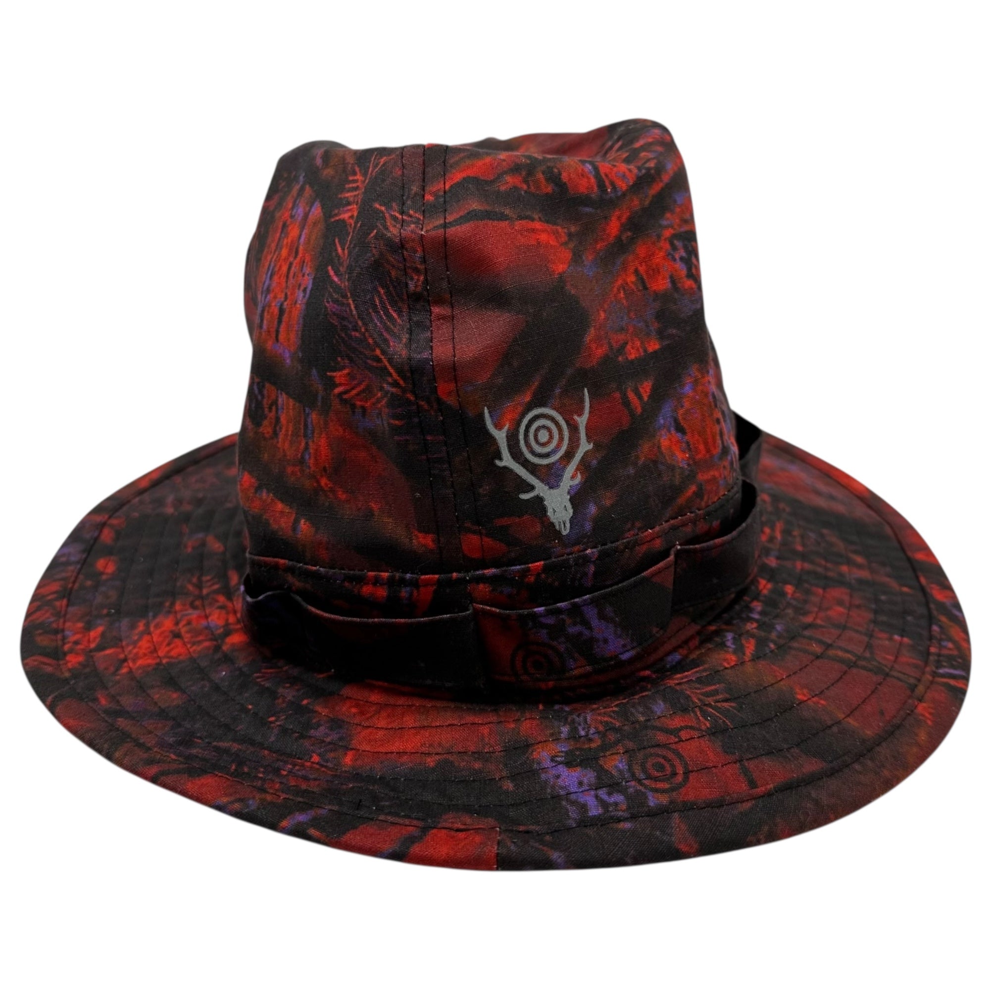 South2 West8 S2W8(サウス2ウエスト8) Jungle Hat - Cotton Ripstop / 3Layer - S2W8 Camo ジャングル ハット MR670 M レッド サファリ バケット 帽子 カモフラ