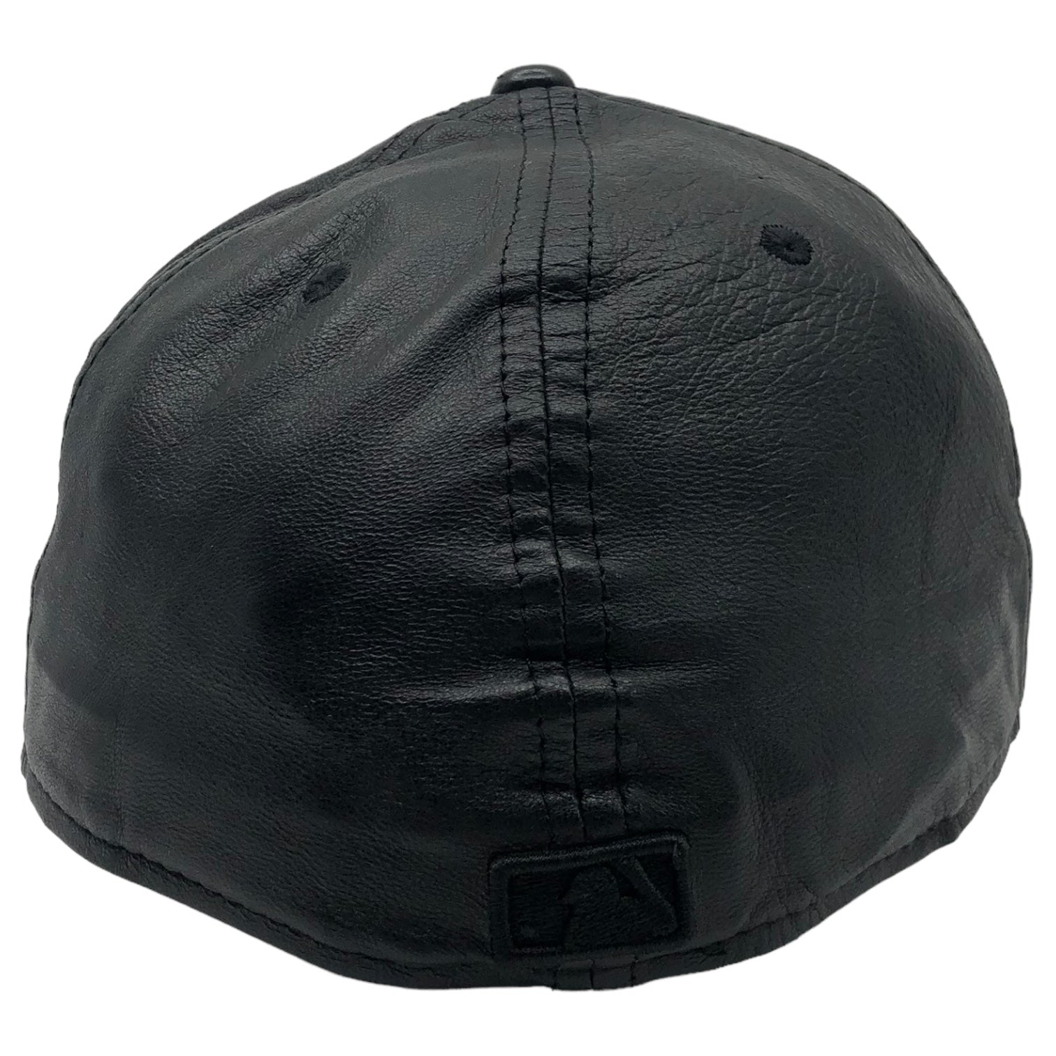 NEW ERA(ニューエラ) all leather baseball cap オールレザー ベースボール キャップ 63cm ブラック