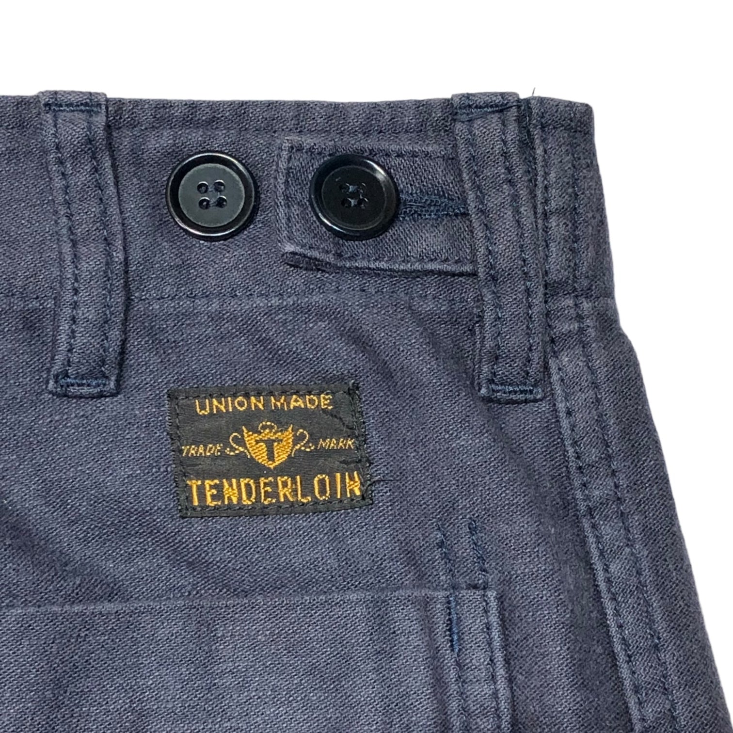 TENDERLOIN(テンダーロイン) military baker pants ミリタリー ベイカー パンツ S ネイビー