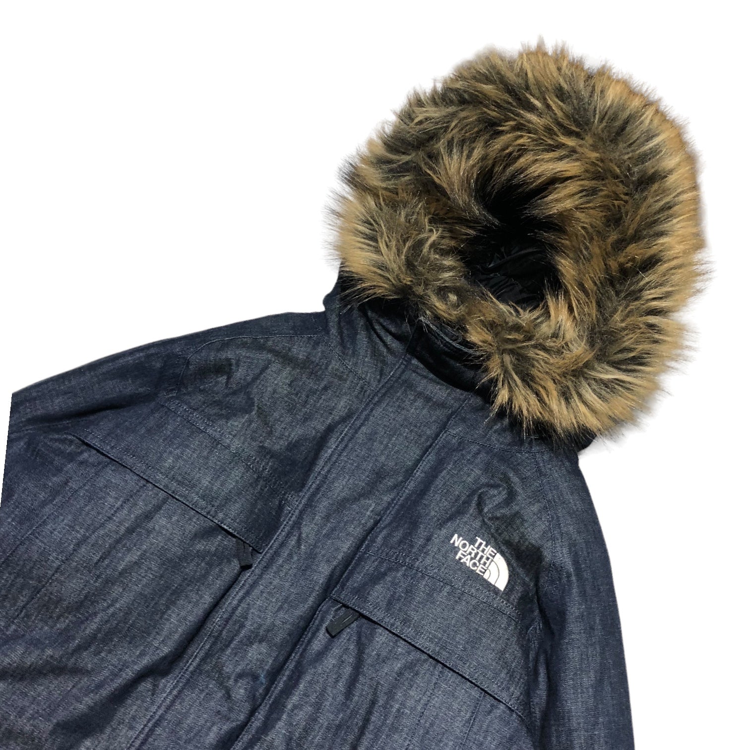 THE NORTH FACE(ノースフェイス) Denim McMurdo Parka デニム マクマードパーカー ダウン ND91736 L  インディゴ