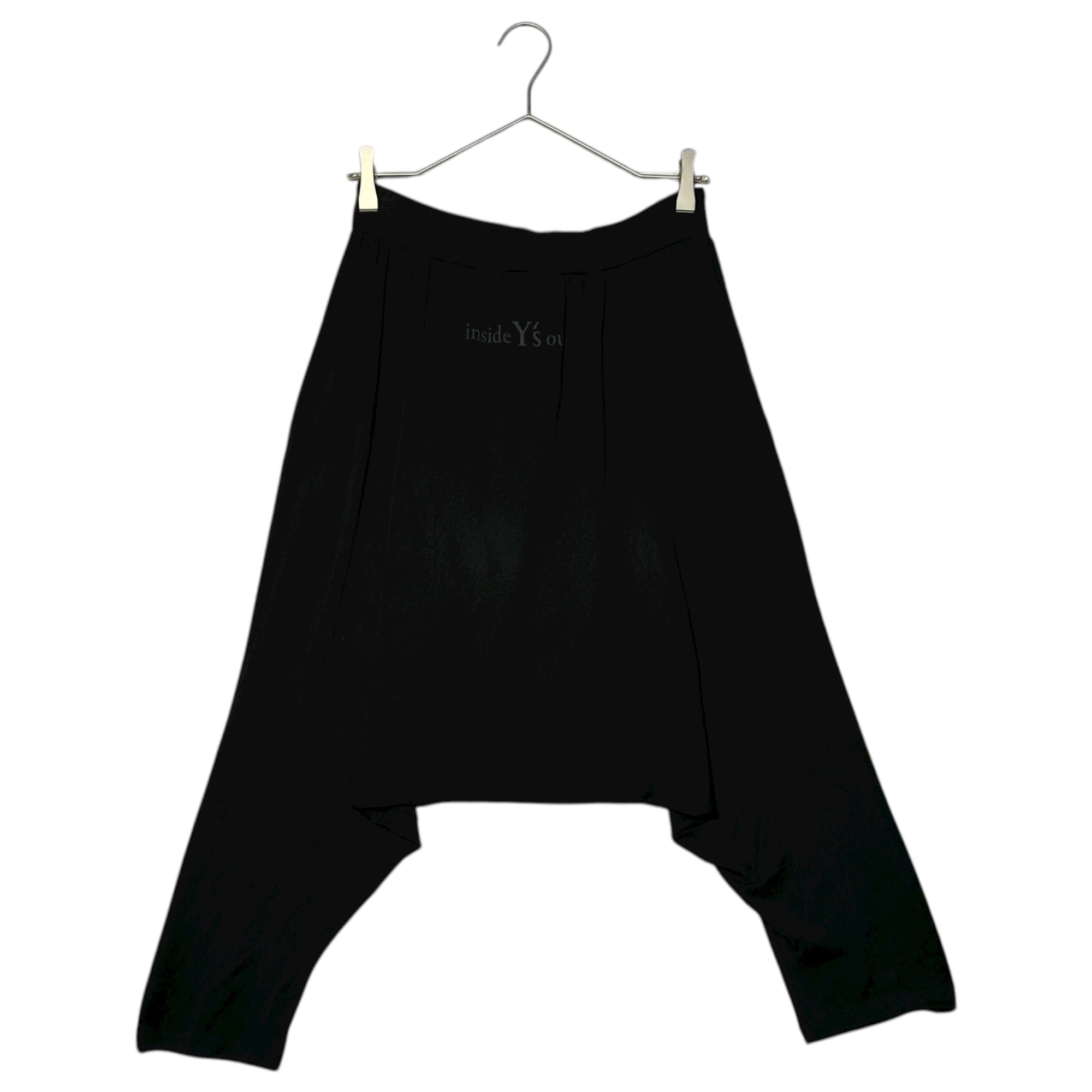 Y's(ワイズ) 10SS Back Logo Harem Stretch Leggings Pants バックロゴ サルエル ストレッチ レギンス パンツ YJ-T29-963 2(M) ブラック アーカイブ