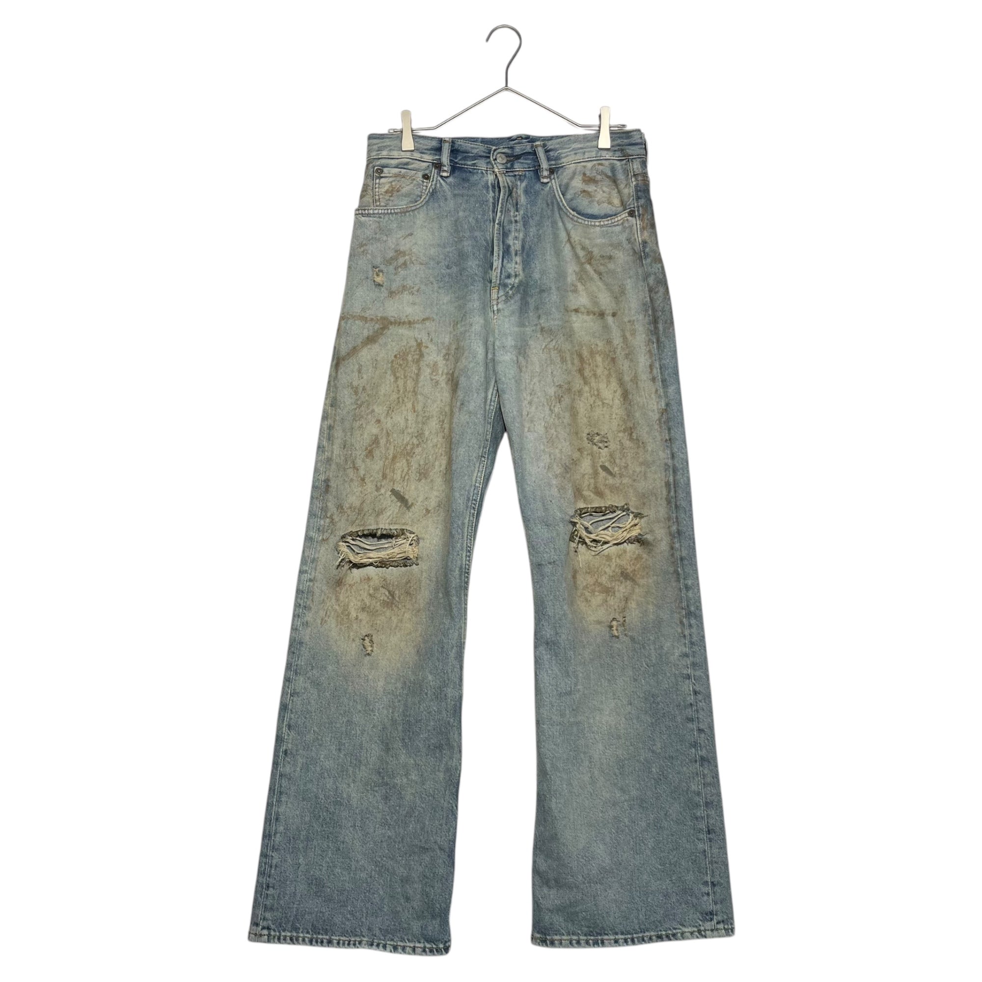 Acne Studios(アクネストゥディオズ) 2021M Penicillin distressed denim pants 2021M Penicillin ダメージ加工 デニム パンツ B00317 29-32 インディゴ