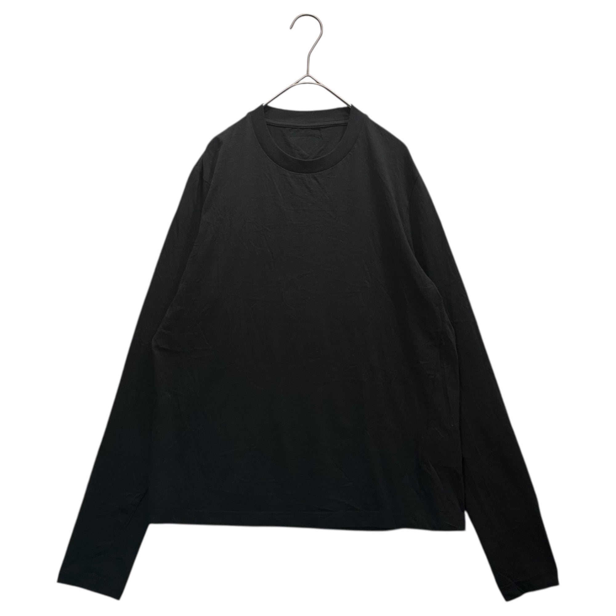 PRADA(プラダ) 2009’s Triangle Logo L/S T-Shirt ロゴ 長袖 Tシャツ S ブラック カットソー