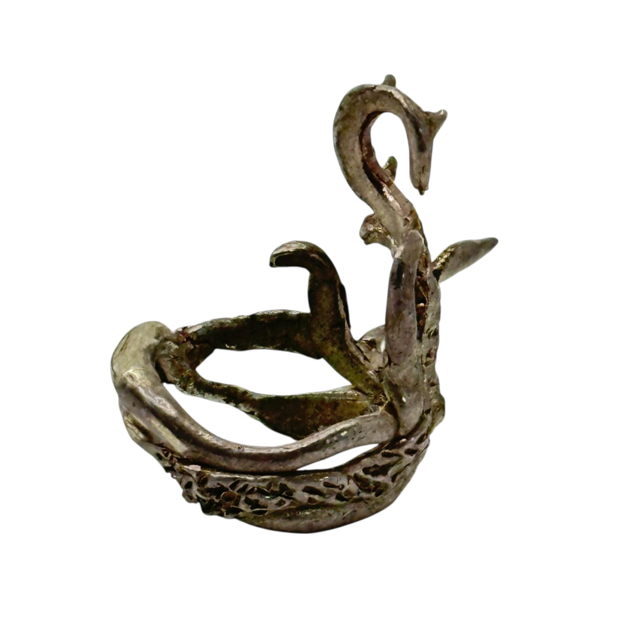 STONE BELLY(ストーンベリー) 925 Silver Thorned Dragon Tail Ring ソーンズ ドラゴンテイル リング シルバー 11号 シルバー 指輪 ストックホルム発ブランド