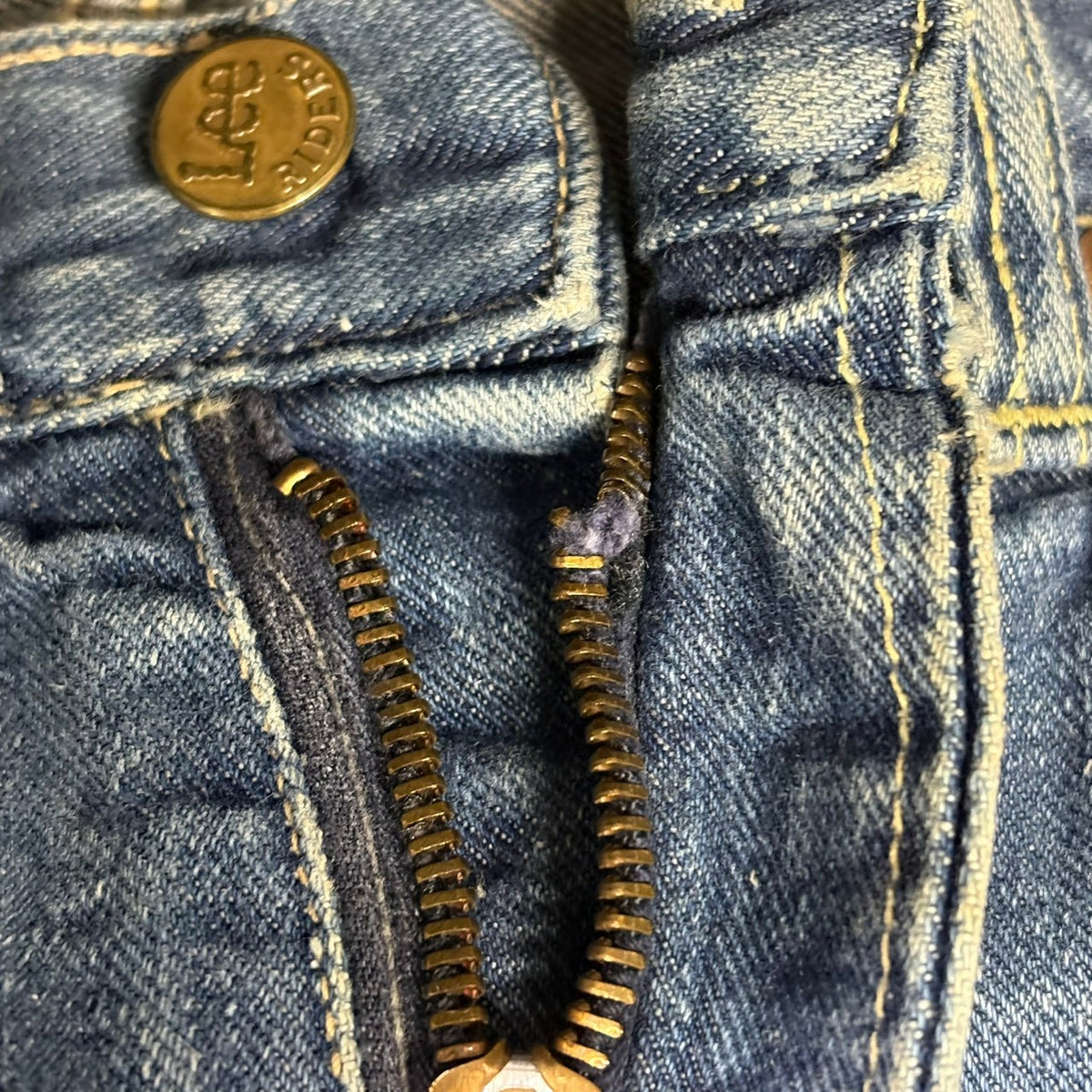 LEE(リー) 1970~1971's RIDERS 101Z Denim Pants デニム パンツ 28 インディゴ 70's 70年代 ヴィンテージ サイド黒タグ最終期