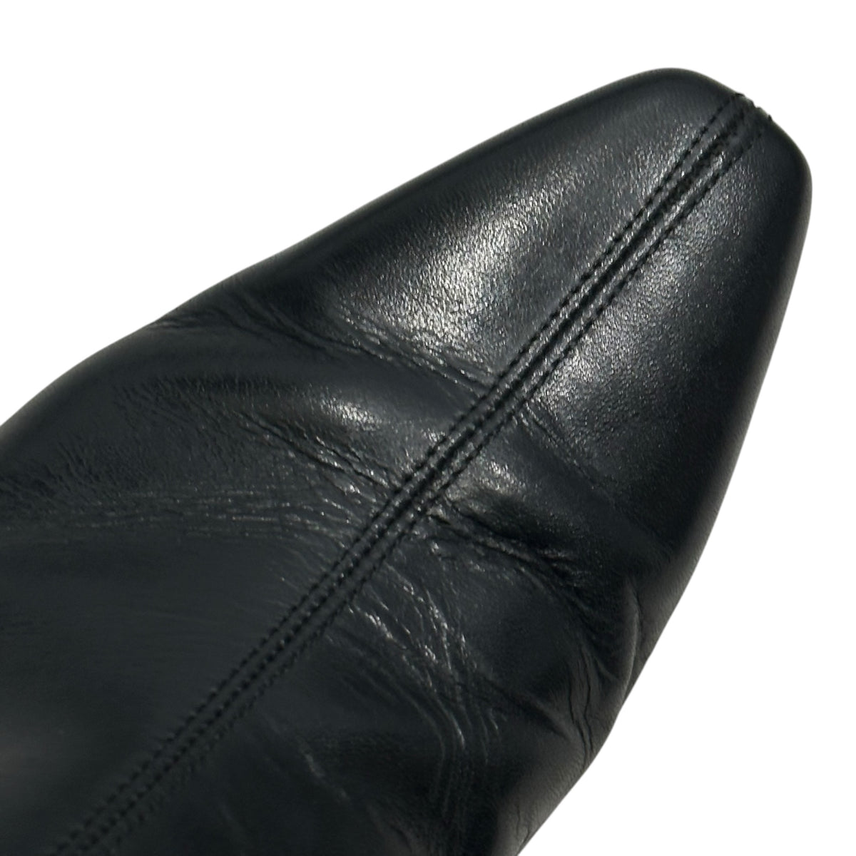 COMME des GARCONS HOMME PLUS(コムデギャルソンオムプリュス) 2000's Center-Seam Chelsea Boots センターシーム チェルシー ブーツ 25.5cm ブラック サイドゴア 革靴 シューズ