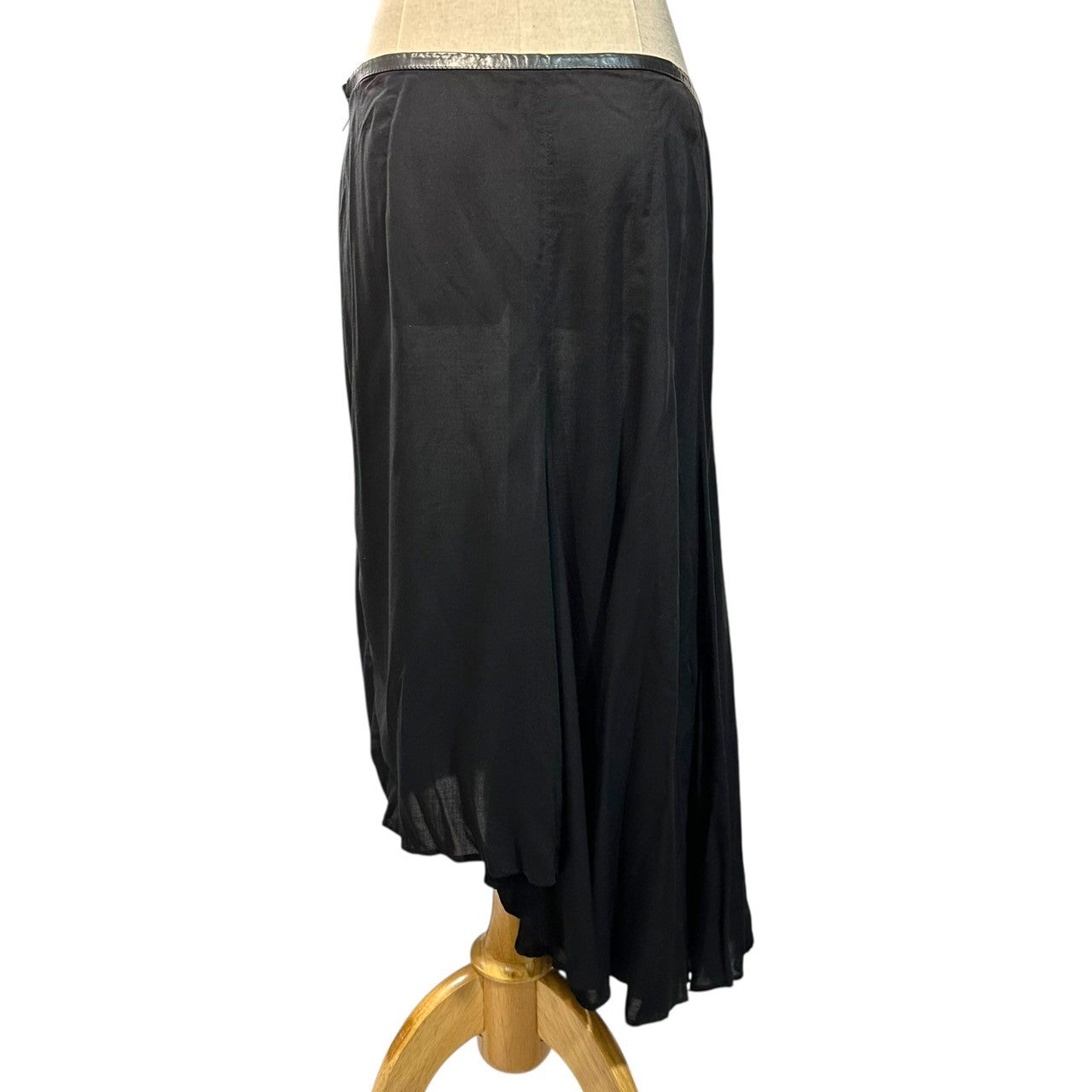 YOHJI YAMAMOTO(ヨウジヤマモト) 11AW Asymmetrical pleated skirt アシンメトリー プリーツ スカート FP-S02-206 2(M程度) ブラック