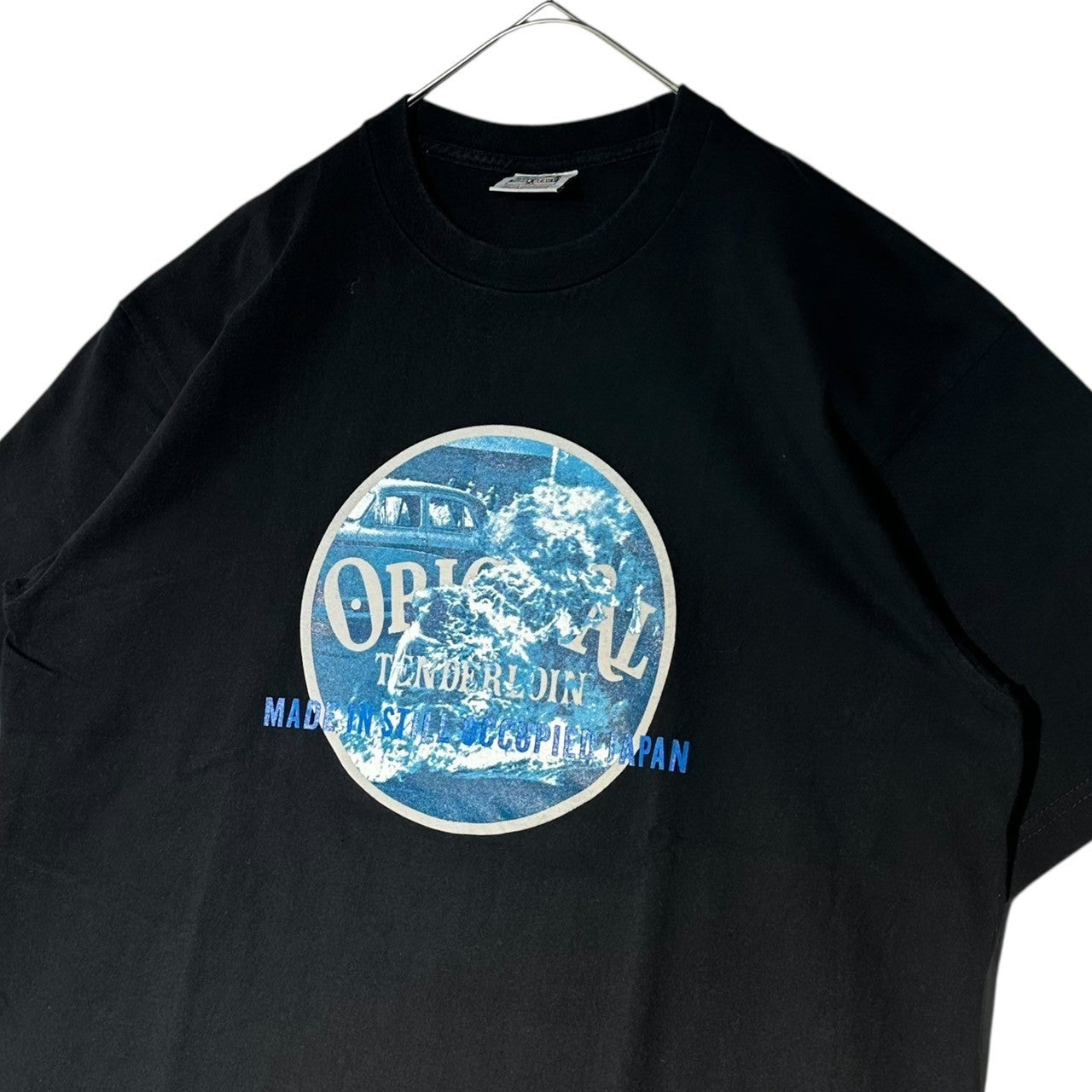 TENDERLOIN(テンダーロイン) 18SS TEE TQD グラフィック プリント Tシャツ 車 XL ブラック PRO CLUB