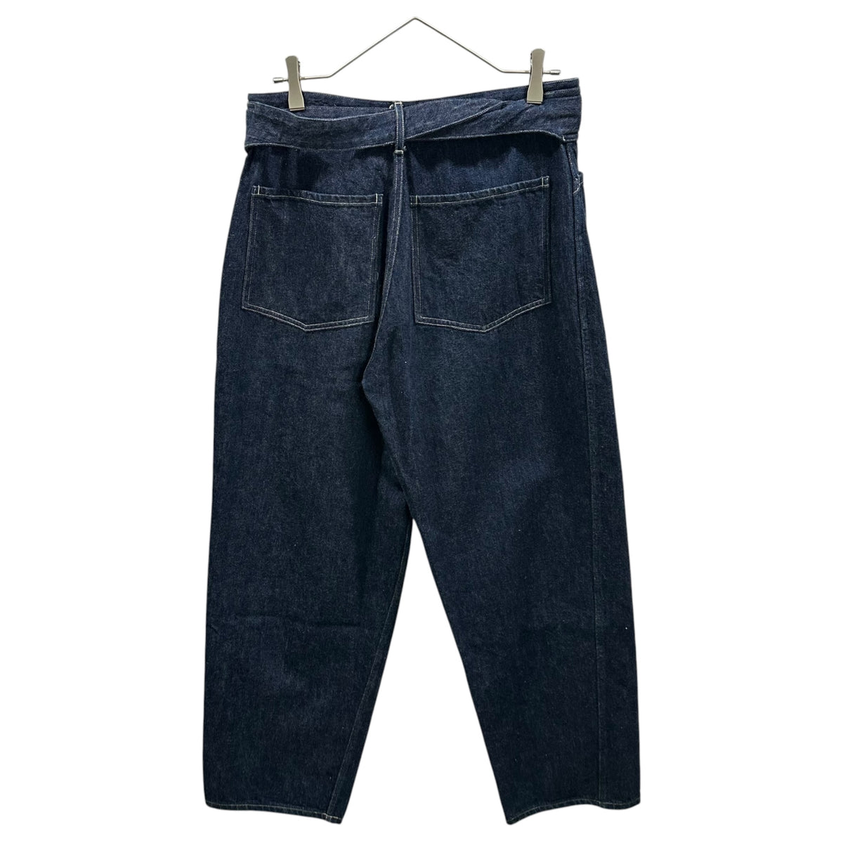 COMOLI(コモリ) 2020AW Denim Belted Pants デニム ベルテッド パンツ S03-03012 1 インディゴ
