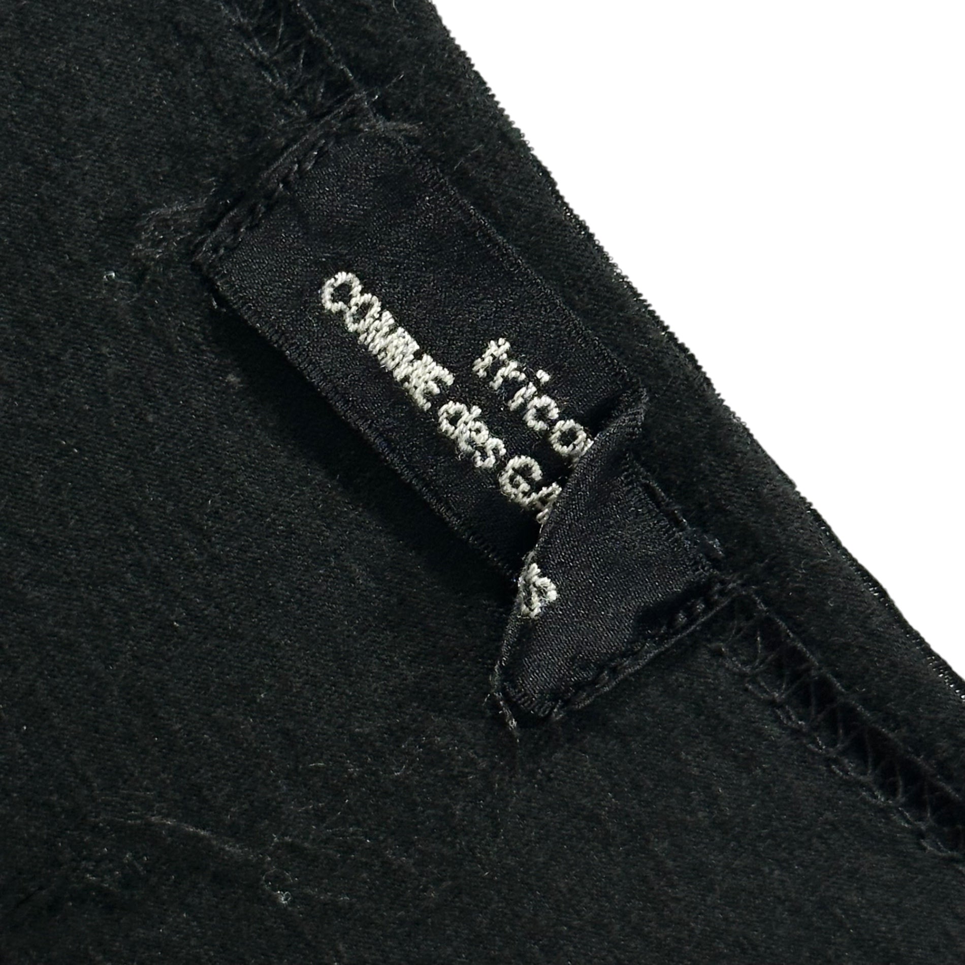 tricot COMME des GARCONS(トリココムデギャルソン) Sleeveless T-Shirt with Mixed-Fabric Panels 異素材切替 ノースリーブ カットソー ブラック
