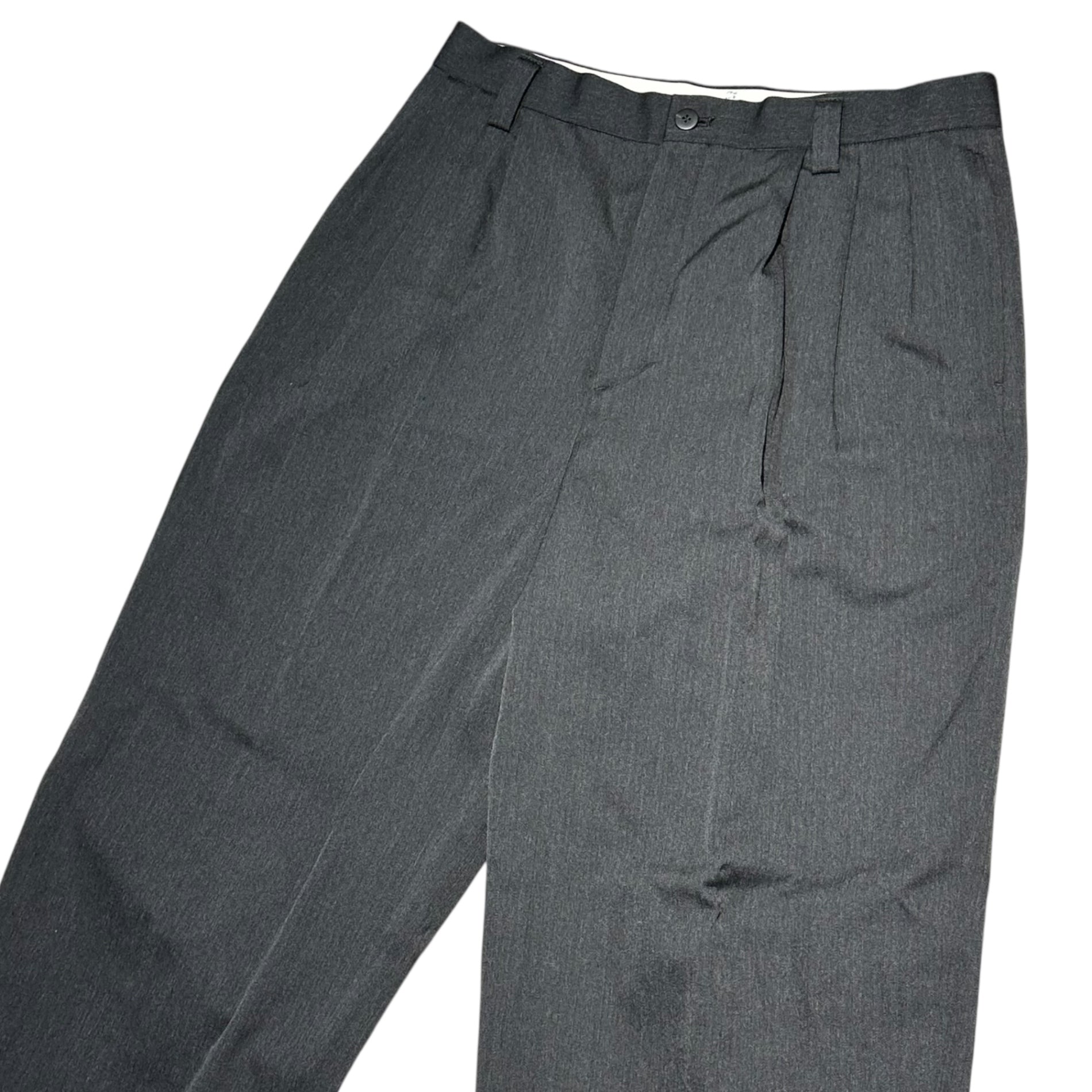 VISVIM(ビズビム/ヴィズヴィム) 24AW RUSSO PANTS/BLACK 1タック ワイド ストレート スラックス 0124205008017 3 グレー パンツ