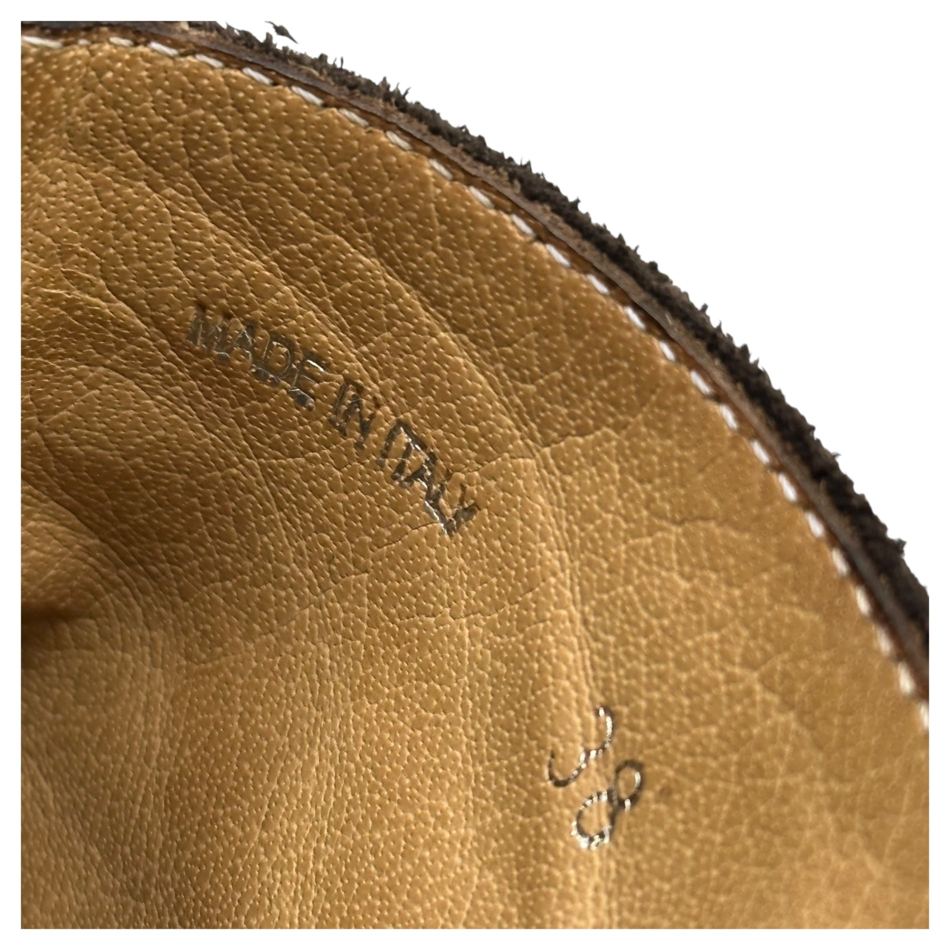 MM6 Maison Margiela(エムエムシックス) Wedge Sole Heel Suede Bootie ウェッジ ソール ヒール スウェード ブーティ 38(24cm程度) ブラウン ブーツ
