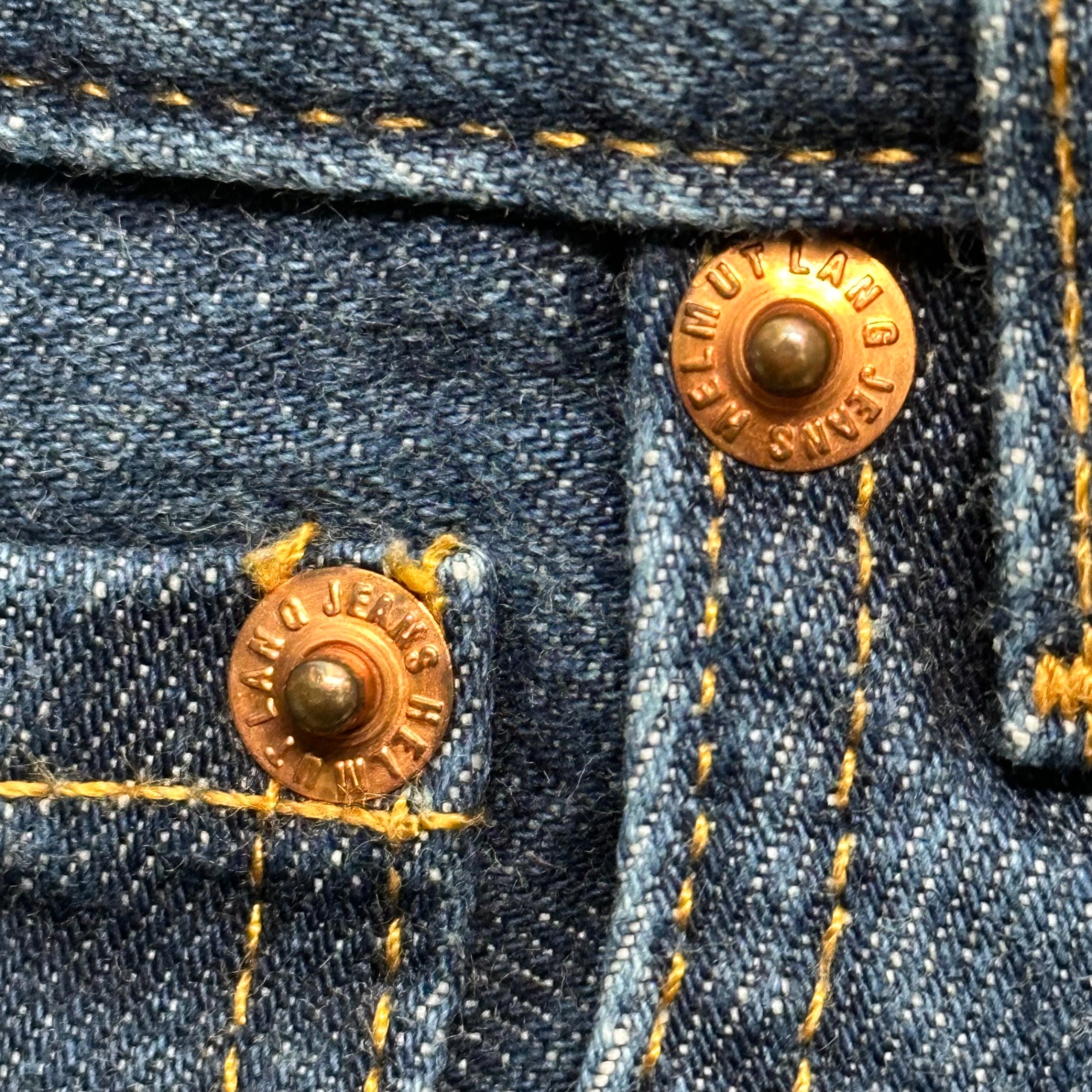 HELMUT LANG(ヘルムートラング) 1999 ARCHIVE CLASSIC DENIM PANTS 本人期 アーカイブ クラシック デニム パンツ 29 インディゴ 90's 90年代