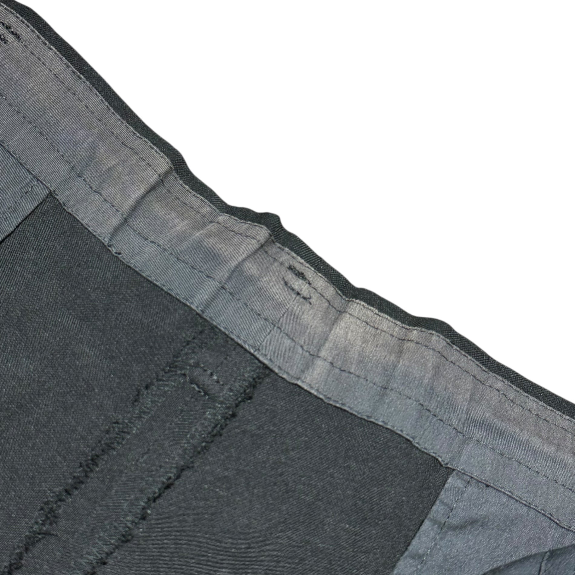 YOHJI YAMAMOTO POUR HOMME(ヨウジヤマモトプールオム) 10SS 2-Tuck Wide Pants キュプラ レーヨン リネン 2タック ワイド パンツ HJ-P09-209 3 ブラック