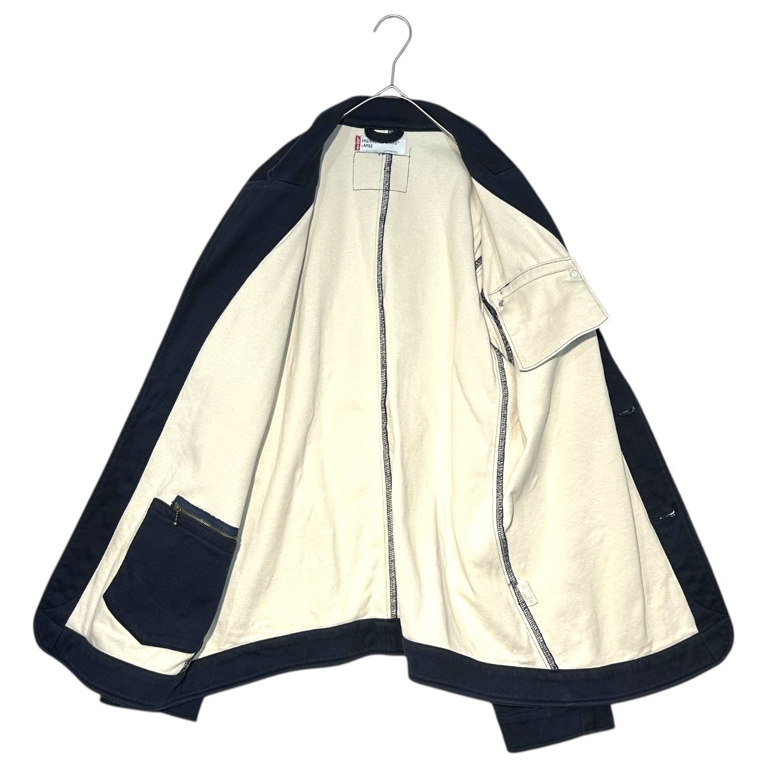 Levi's Engineered Jeans(リーバイスエンジニアドジーンズ) 00's Cotton 3B Blazer コットン 3B ブレザー 70104-80 L ネイビー テーラード ジャケット