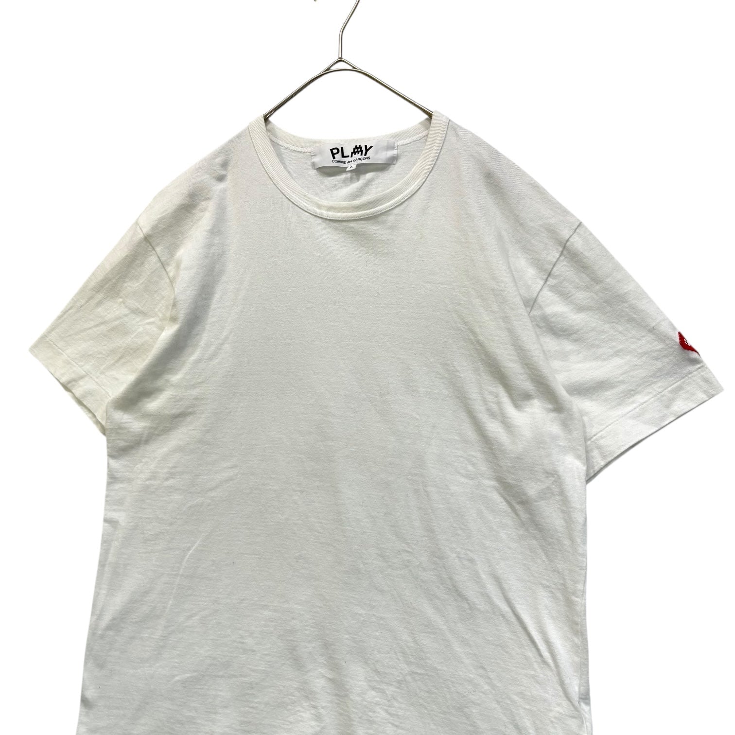 PLAY COMME des GARCONS(プレイコムデギャルソン) インベーダー Tシャツ L ホワイト AD2022/11