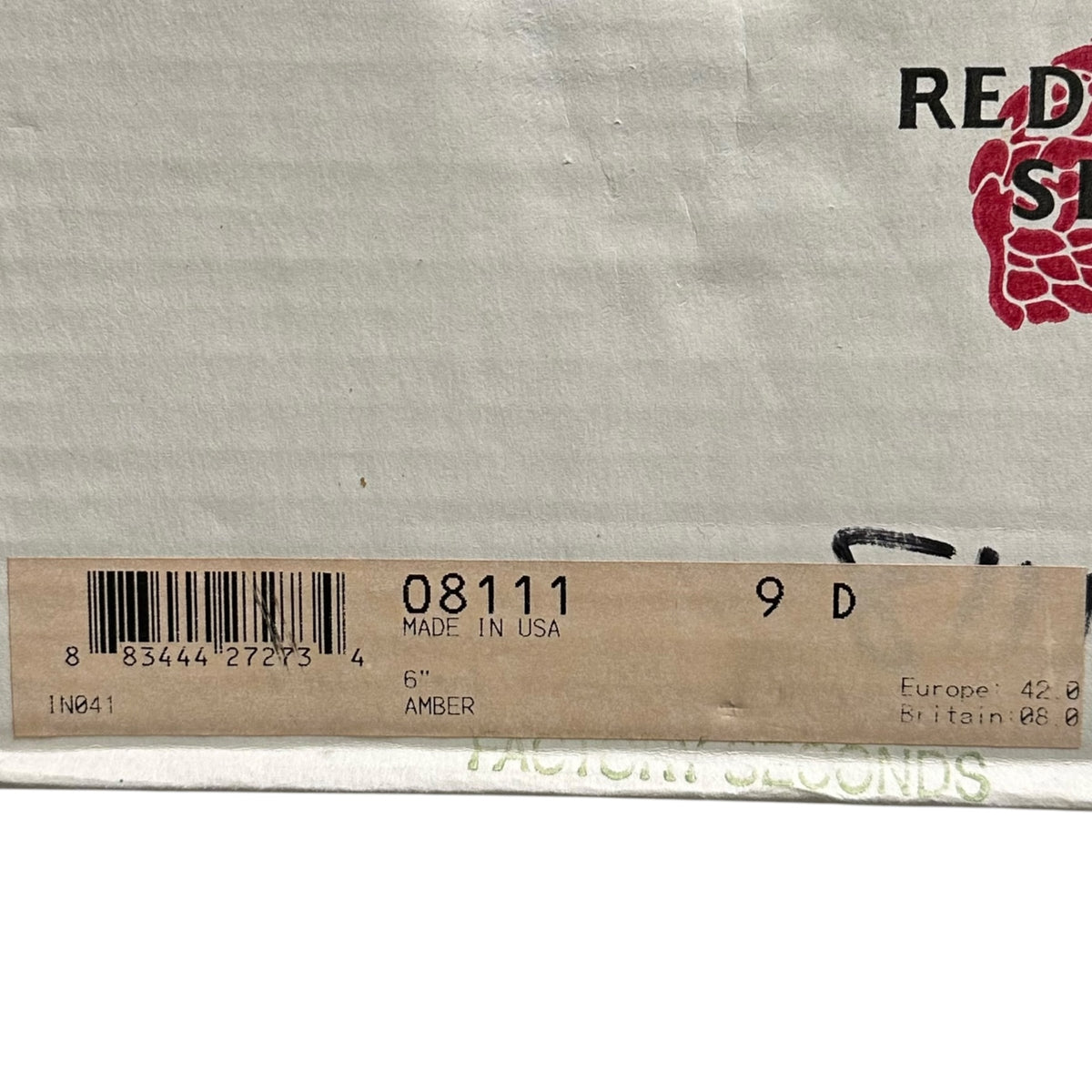 REDWING(レッドウィング) Iron Ranger アイアン レンジャー 8111 27cm ブラウン レザー ワーク ブーツ