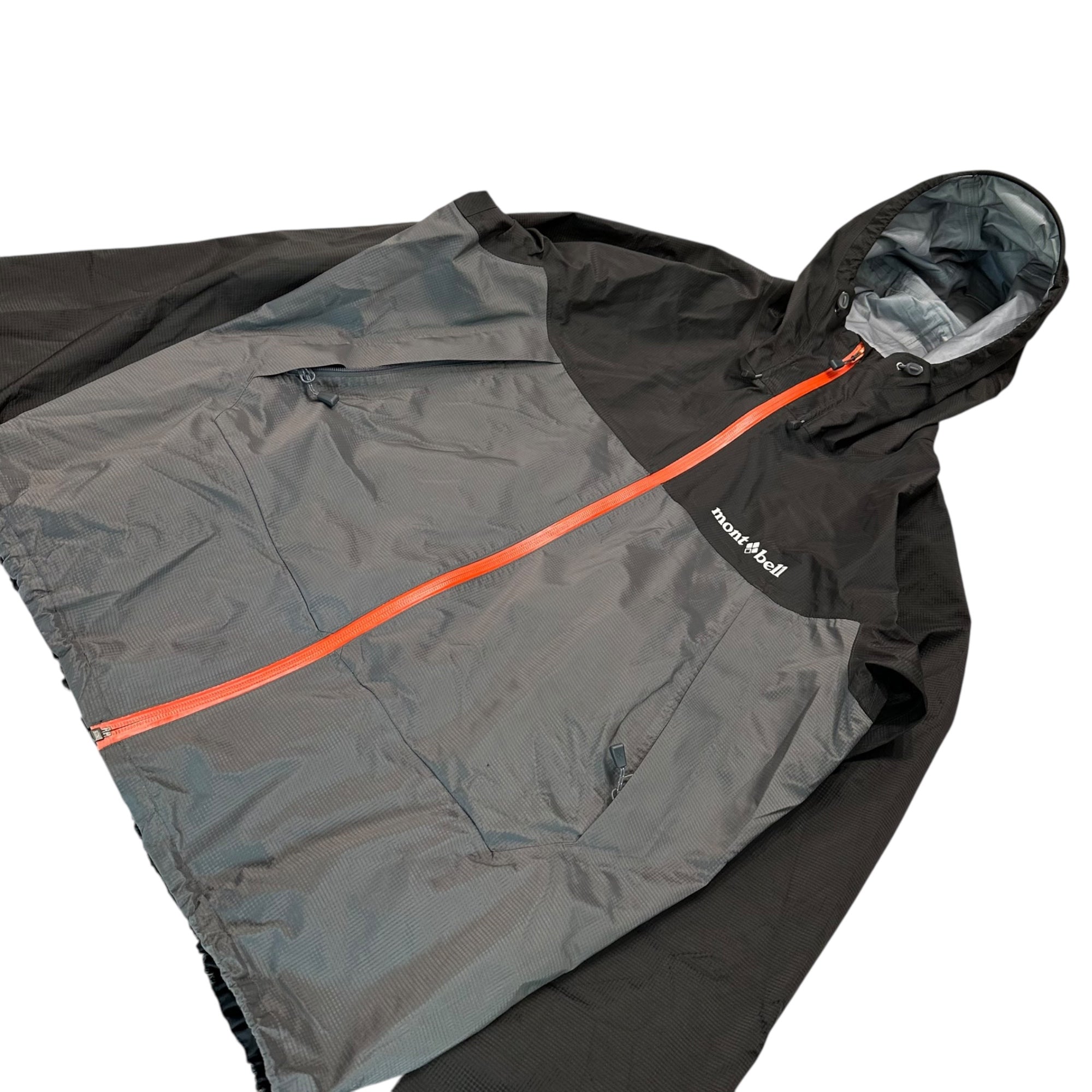 mont-bell(モンベル) Thunder Pass Jacket Men's サンダー パス ジャケット 1128635 L グレー×ブラック×オレンジ