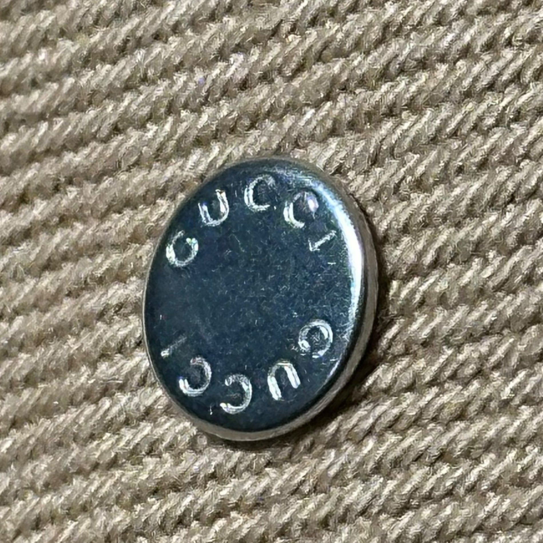 GUCCI(グッチ) 24SS GG Detail Organic Denim Jacket 型押し オーガニック デニム ジャケット 766128 46(M程度) ベージュ エンボス カバオール