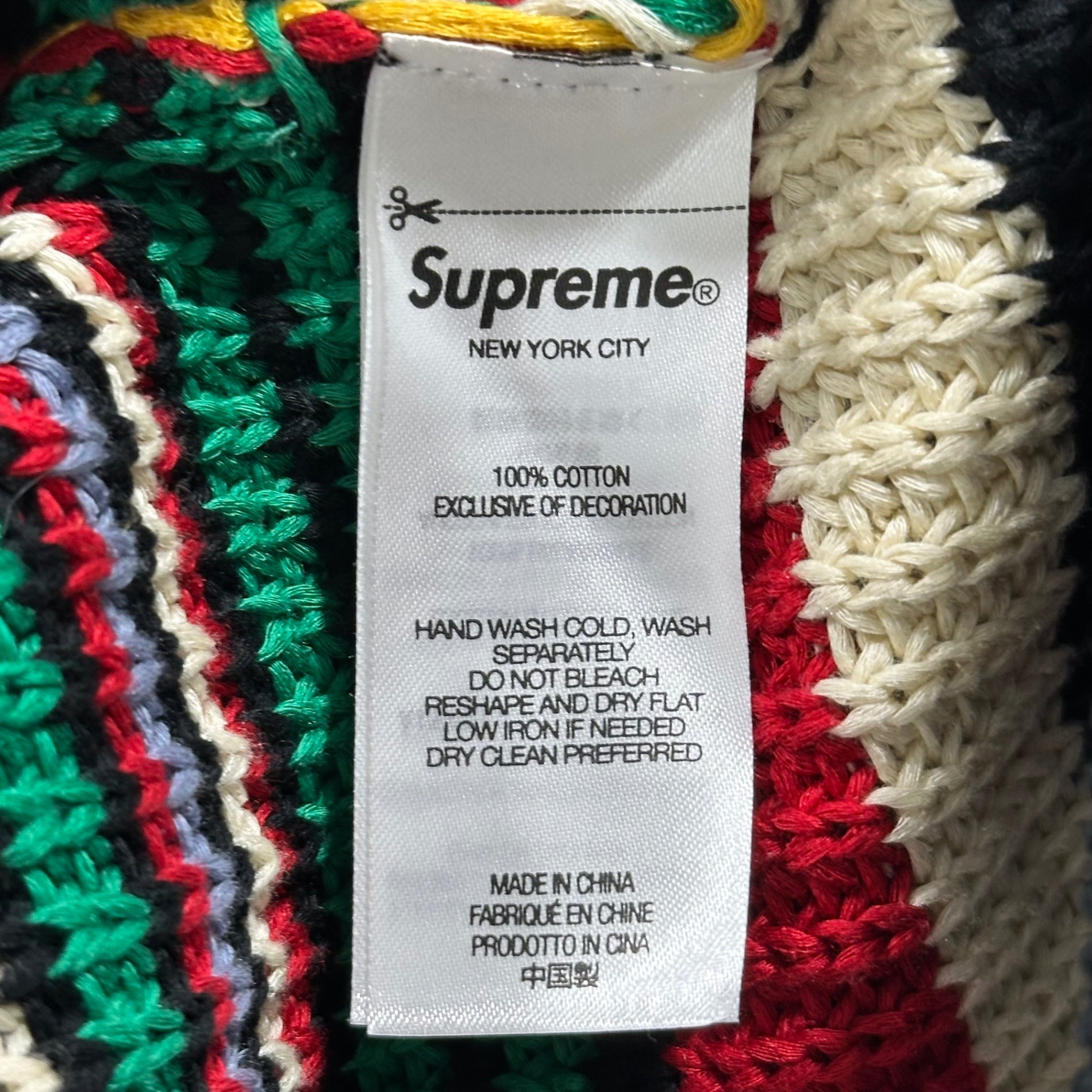SUPREME(シュプリーム) 23AW Small Box Ribbed Sweater スモール