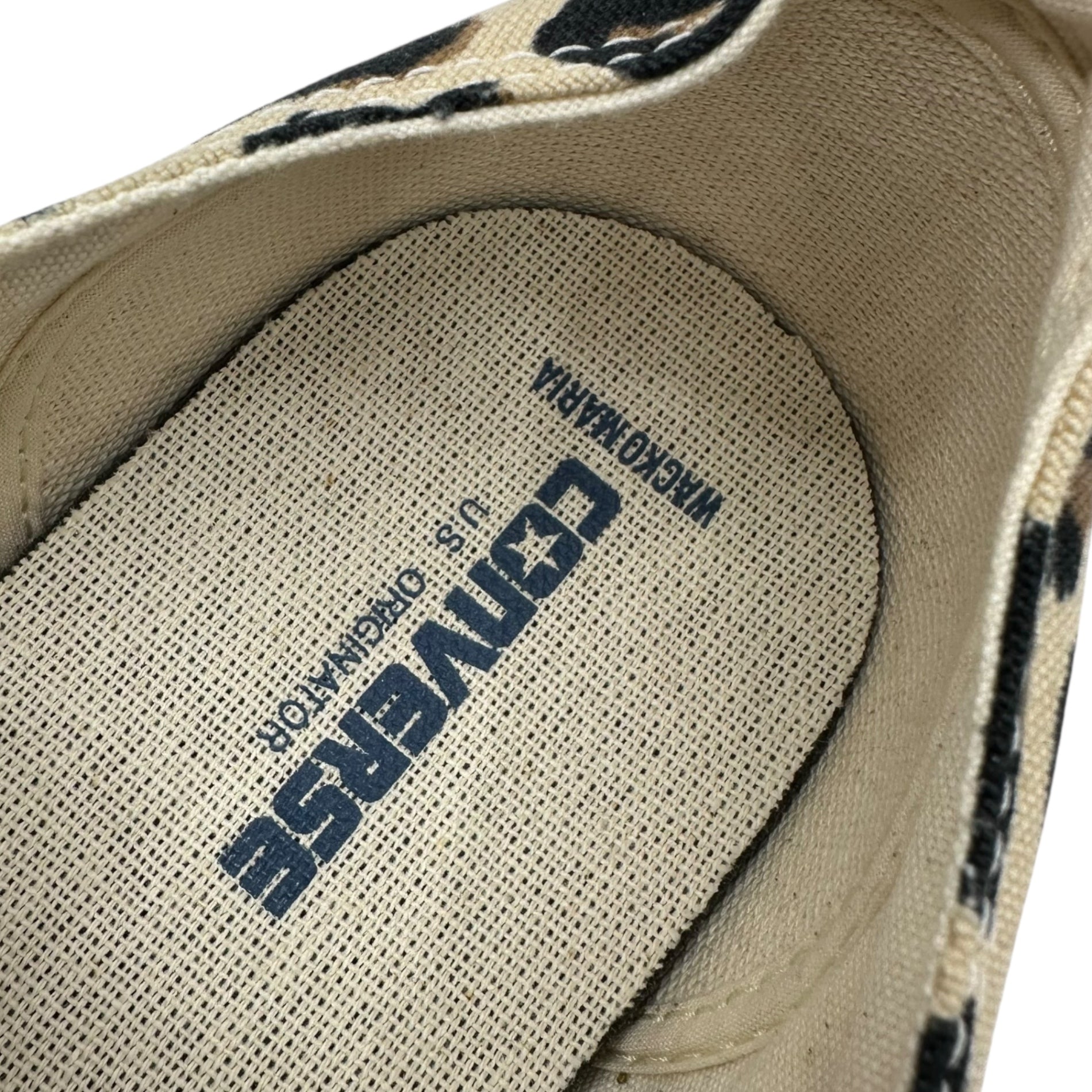 CONVERSE×WACKO MARIA(ワコマリア×コンバース) 24SS ALL STAR US OX / WM LEOPARD オールスター レオパード 1SD803 30cm ベージュ×ブラウン コラボ スニーカー