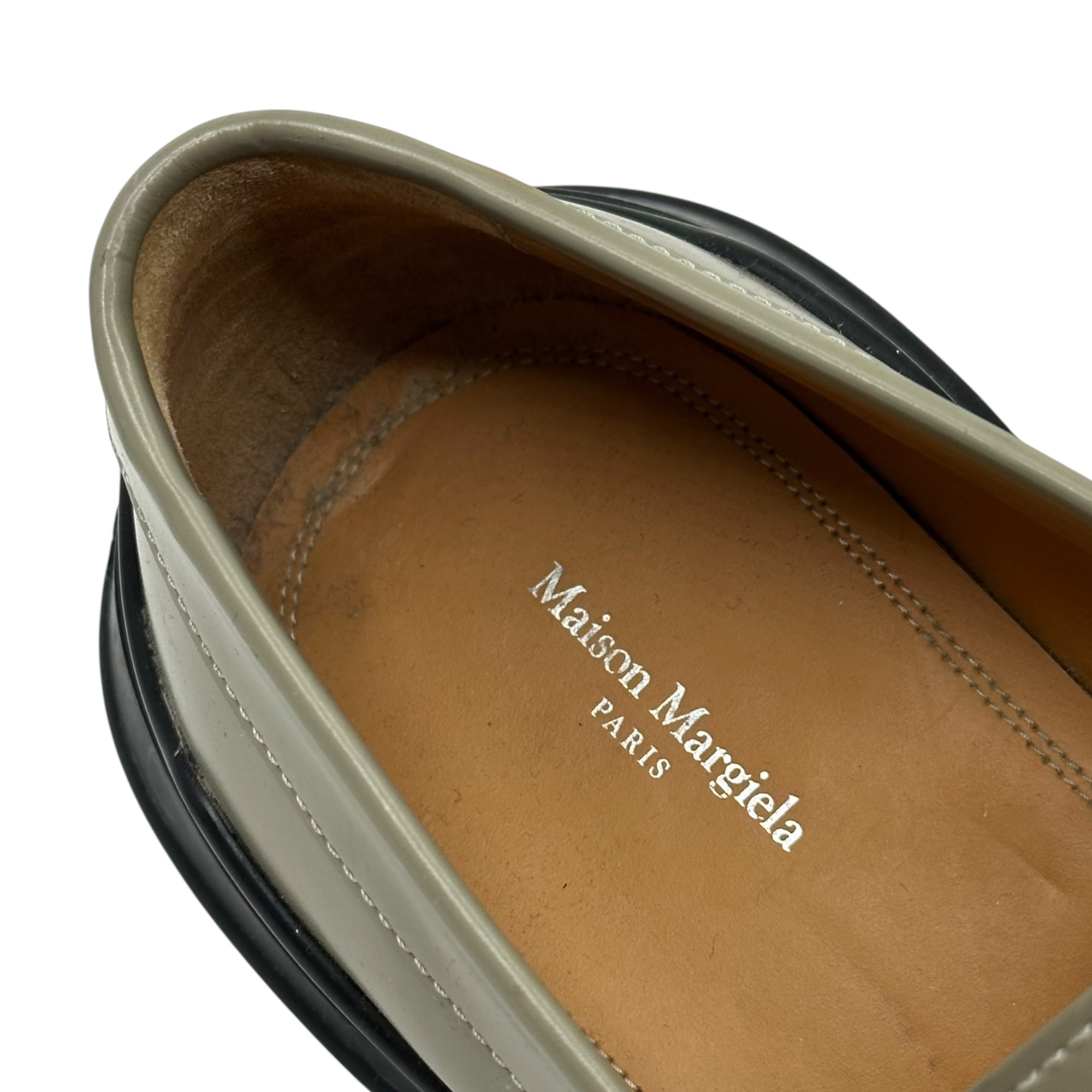 MAISON MARGIELA(メゾンマルジェラ) 20SS Air Sole Coin Loafers エアソール コイン ローファー 40(25.5～26.0cm程度) グレージュ 革靴