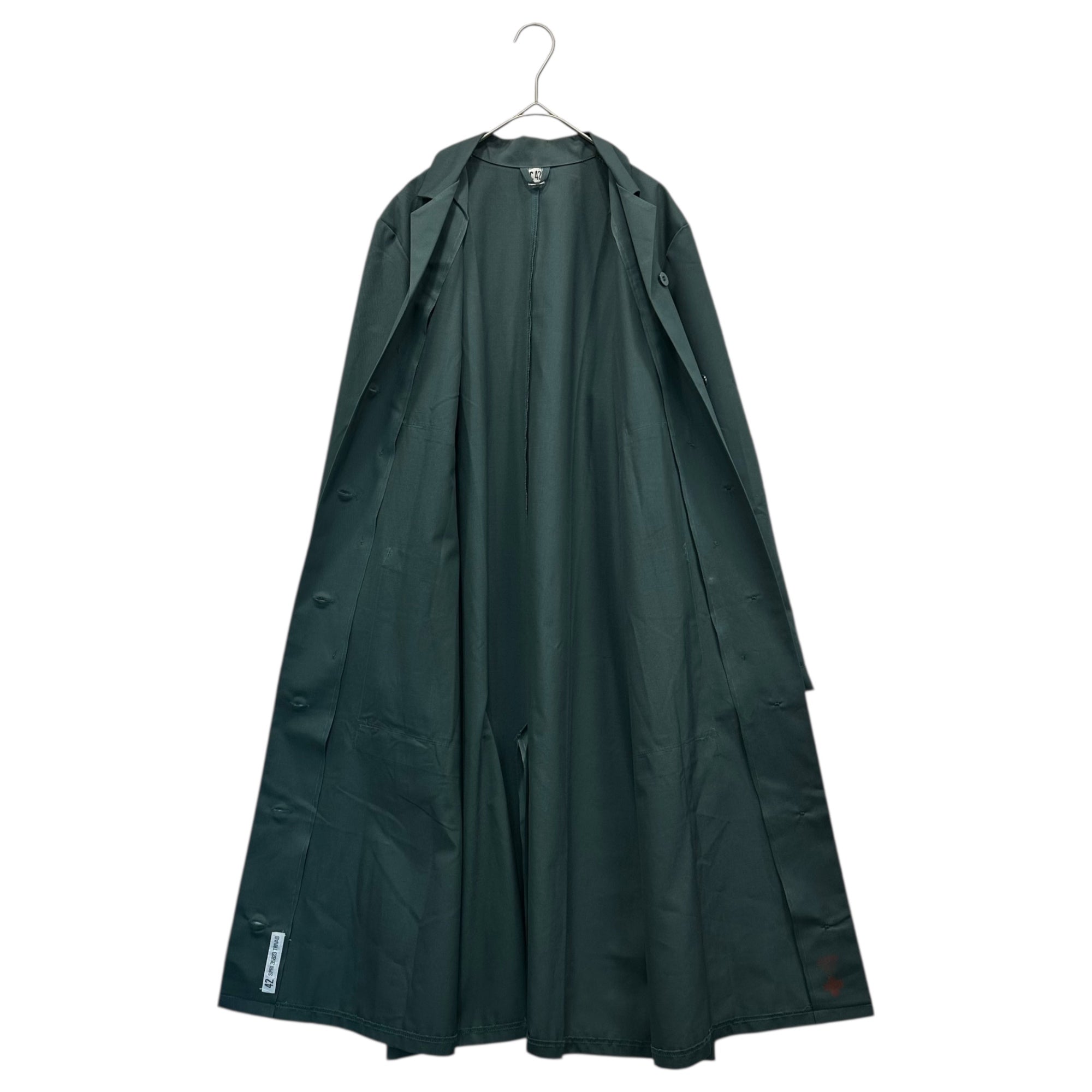 Swedish Military(スウェーデン軍) 70’s~80's Vintage Medical Coat ヴィンテージ メディカル ガウン コート C42(Mサイズ程度) グリーン サージカル ホスピタル ワンピース EURO