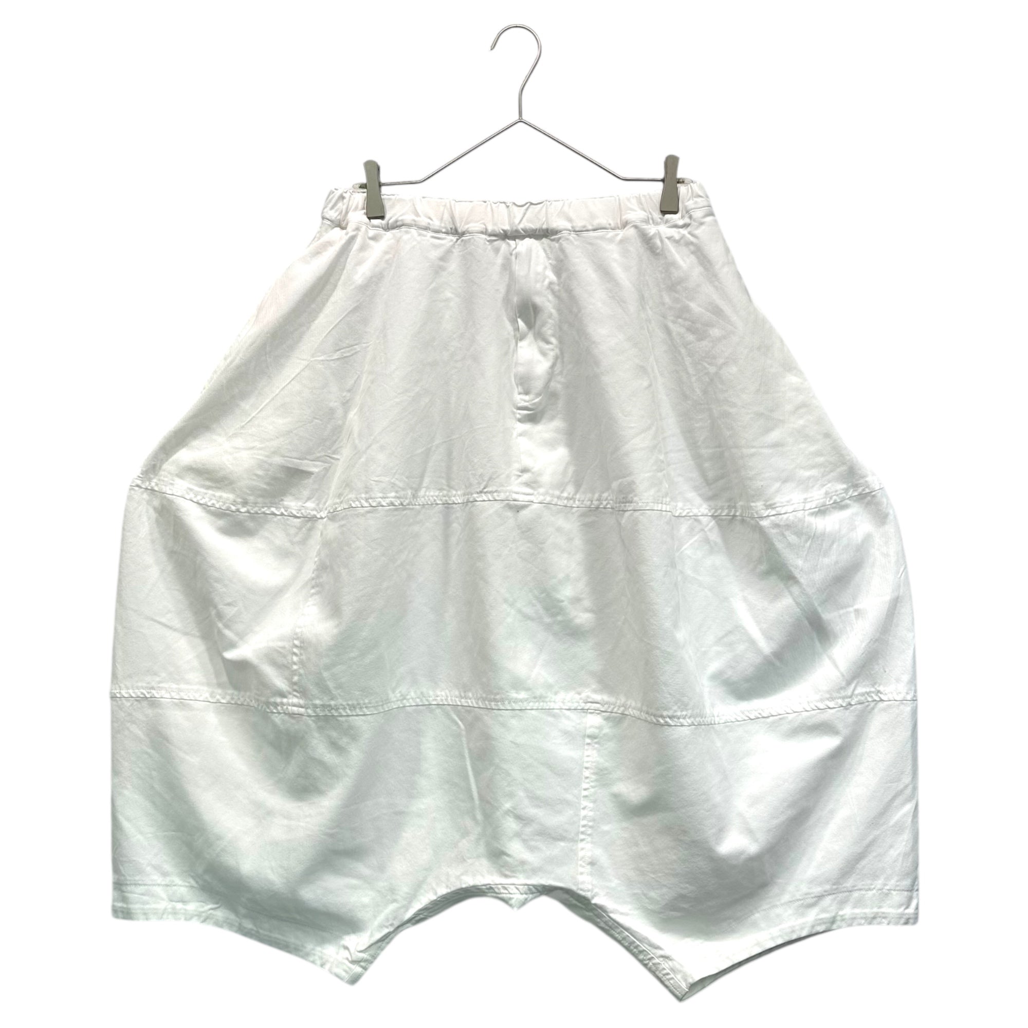 BLACK COMME des GARCONS(ブラックコムデギャルソン) 17SS Polyester Panel Sarouel Balloon Pants ポリエステル パネル サルエル バルーン パンツ 1S-P037 M ホワイト AD2016 男女着用可能