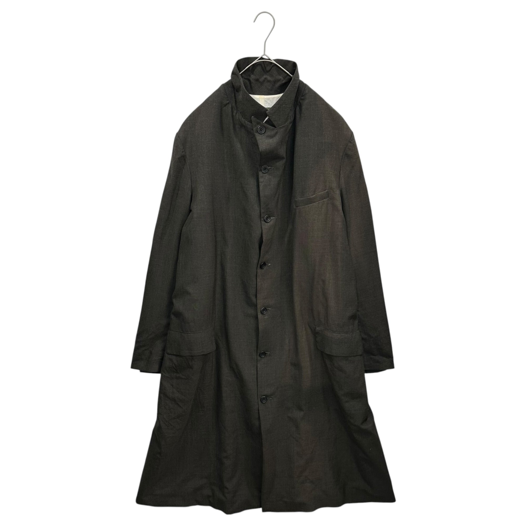 Paul Harnden(ポールハーデン) Wool Long Coat ウール ロング コート M ブラウン ウールボディ アルチザン