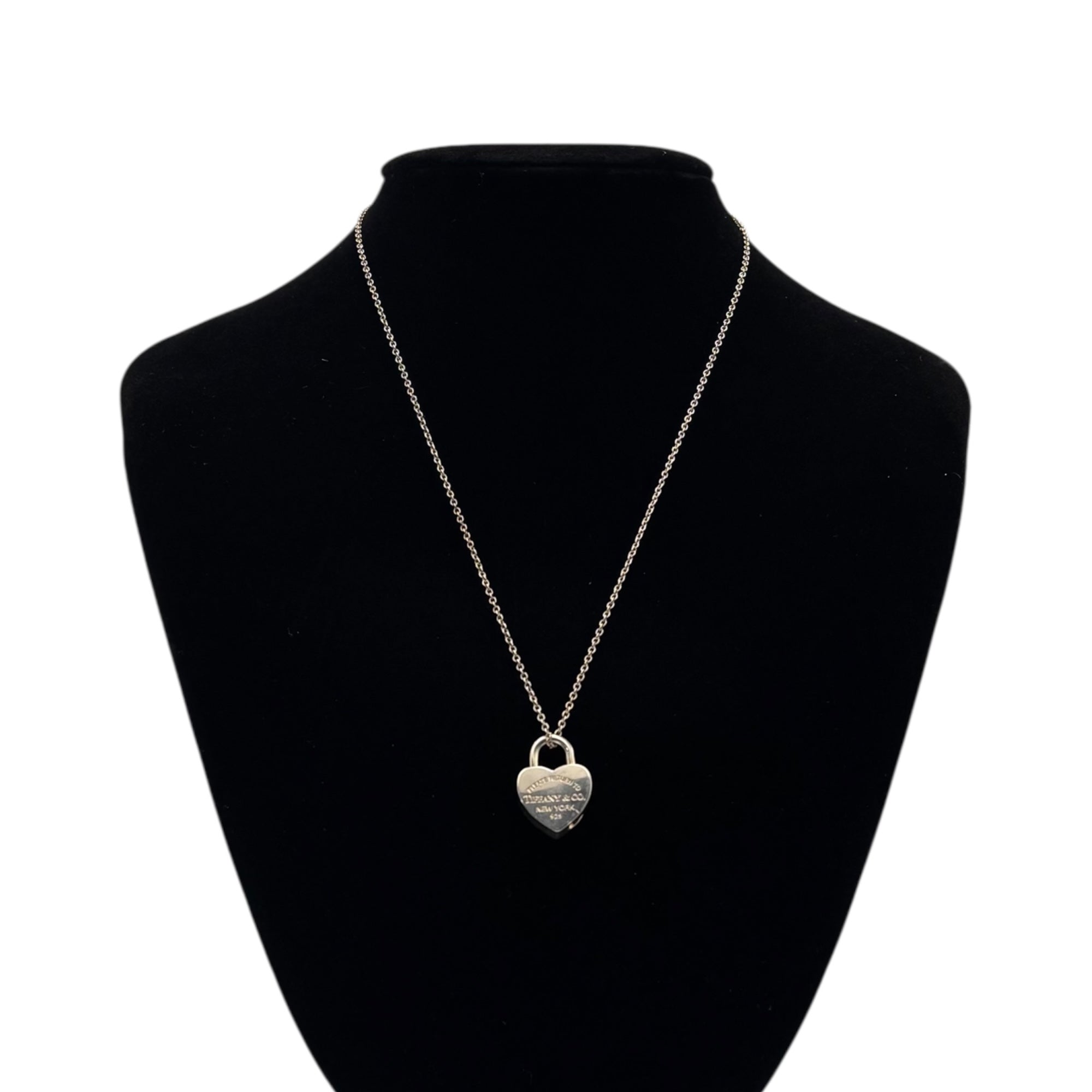 TIFFANY & CO.(ティファニー) Return to Tiffany™ Heart Tag Pendant リターントゥ ハート ロック ネックレス ペンダント 南京錠 シルバー