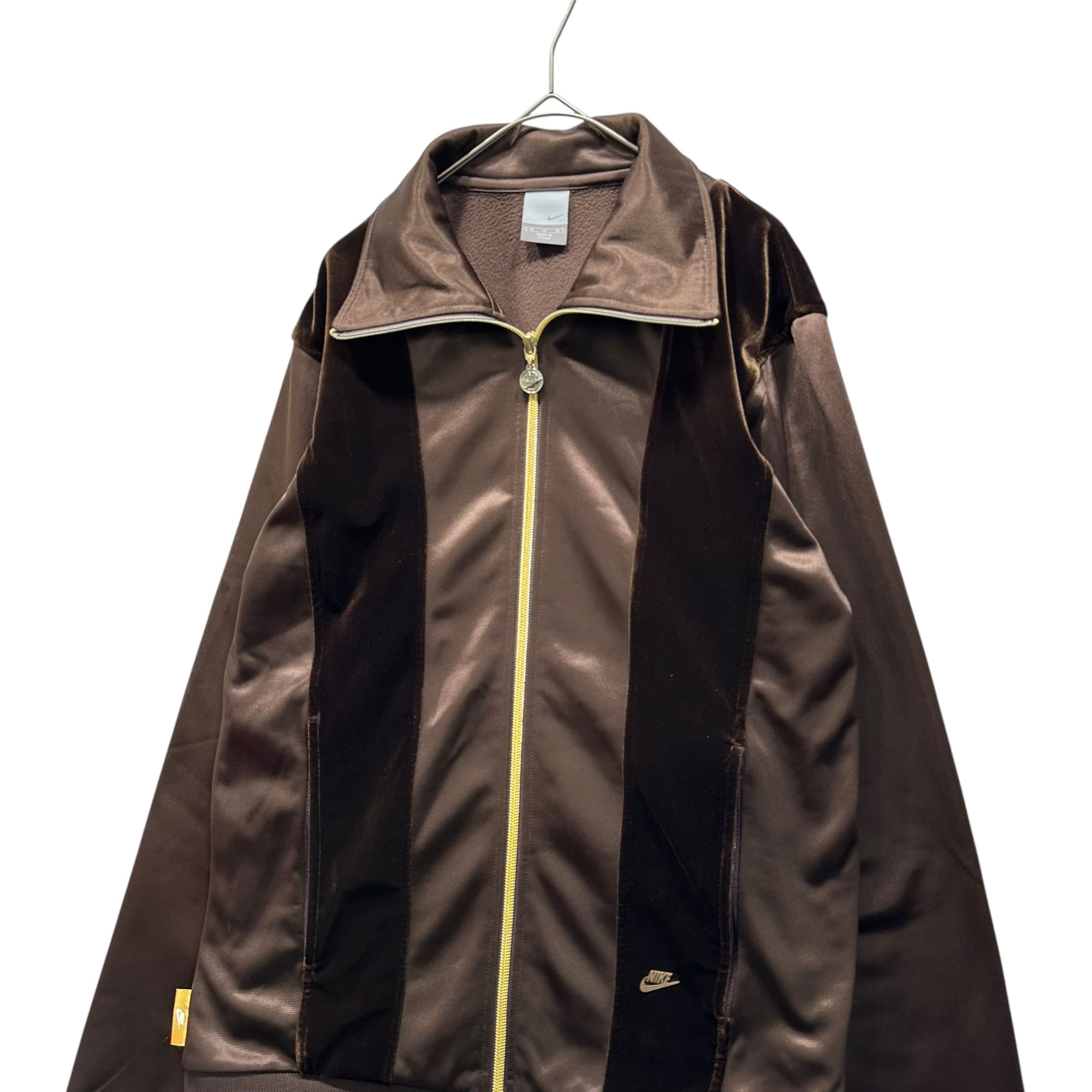 NIKE(ナイキ) 00's Velour Line Track Jacket ベロア ライン トラック ジャケット 214671 BRV M ブラウン