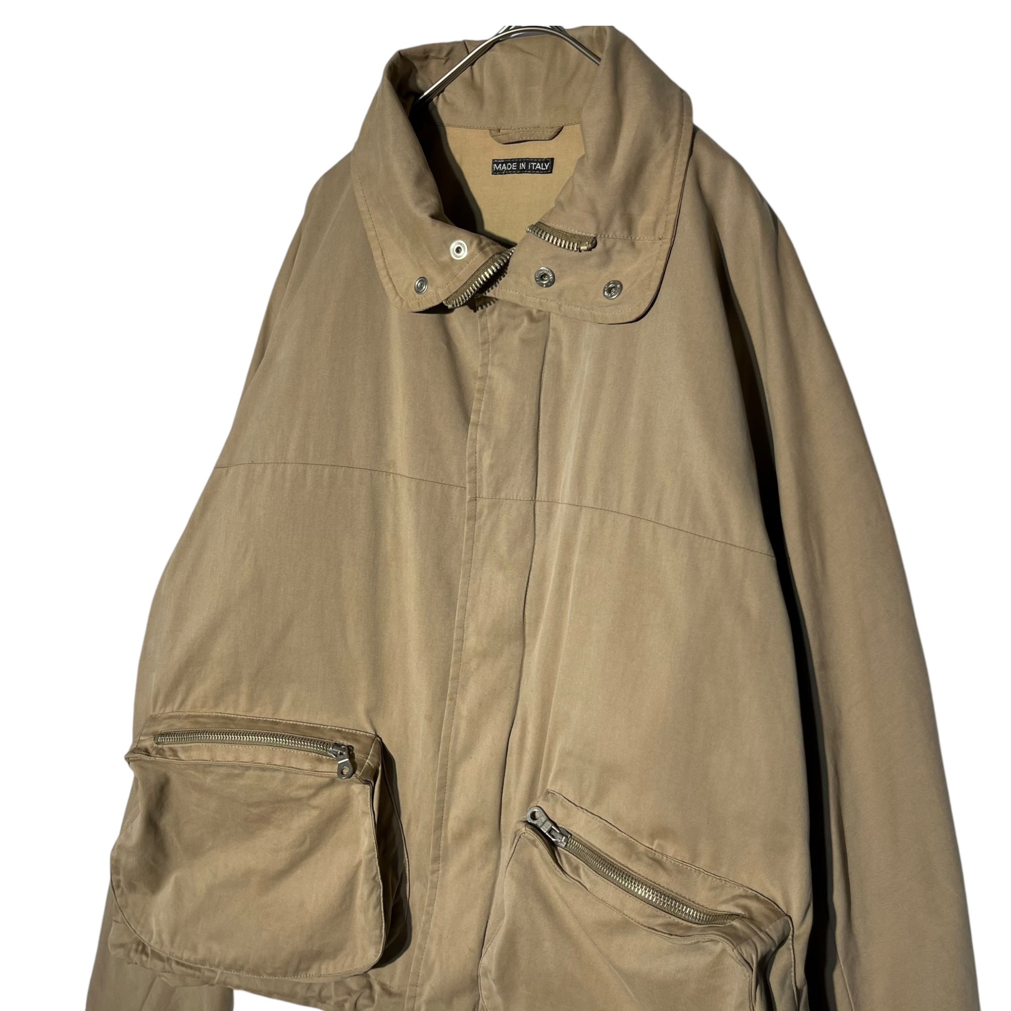 GIORGIO ARMANI(ジョルジオアルマーニ) 90's Archive 2 pocket blouson アーカイブ 2ポケット ブルゾン  52(XL程度) ベージュ 90年代 ヴィンテージ ジャケット