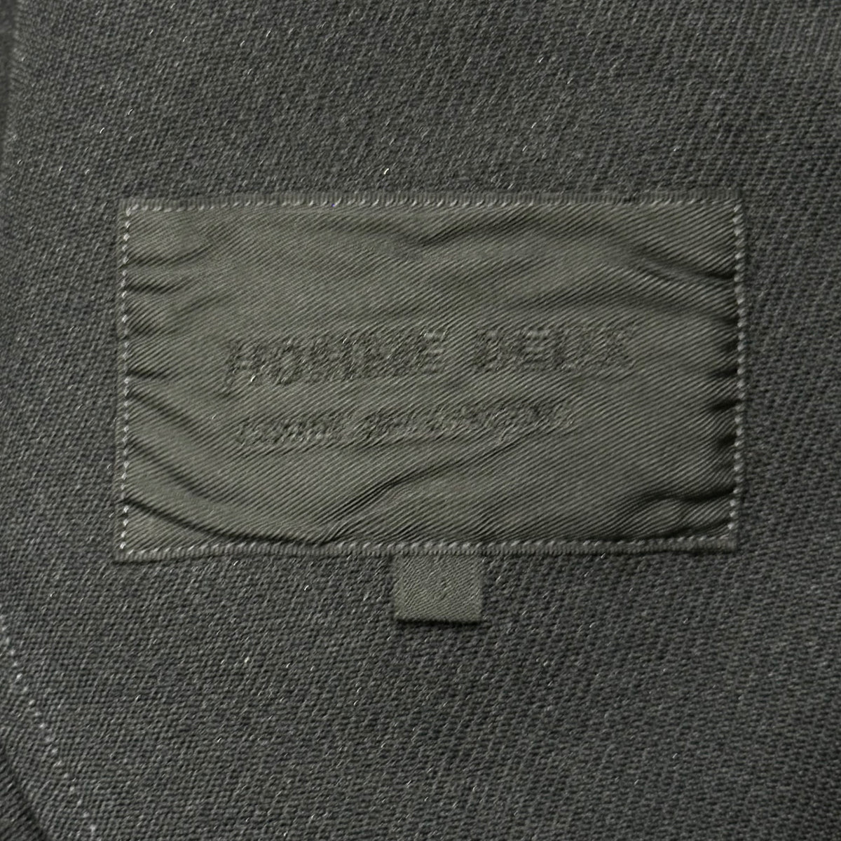 COMME des GARCONS HOMME DEUX(コムデギャルソンオムドゥ) 2013AW Garment-Dyed White-Stitch 3B Jacket 製品染め ホワイトステッチ 3B ジャケット DL-J067 S ブラック AD2013 テーラード
