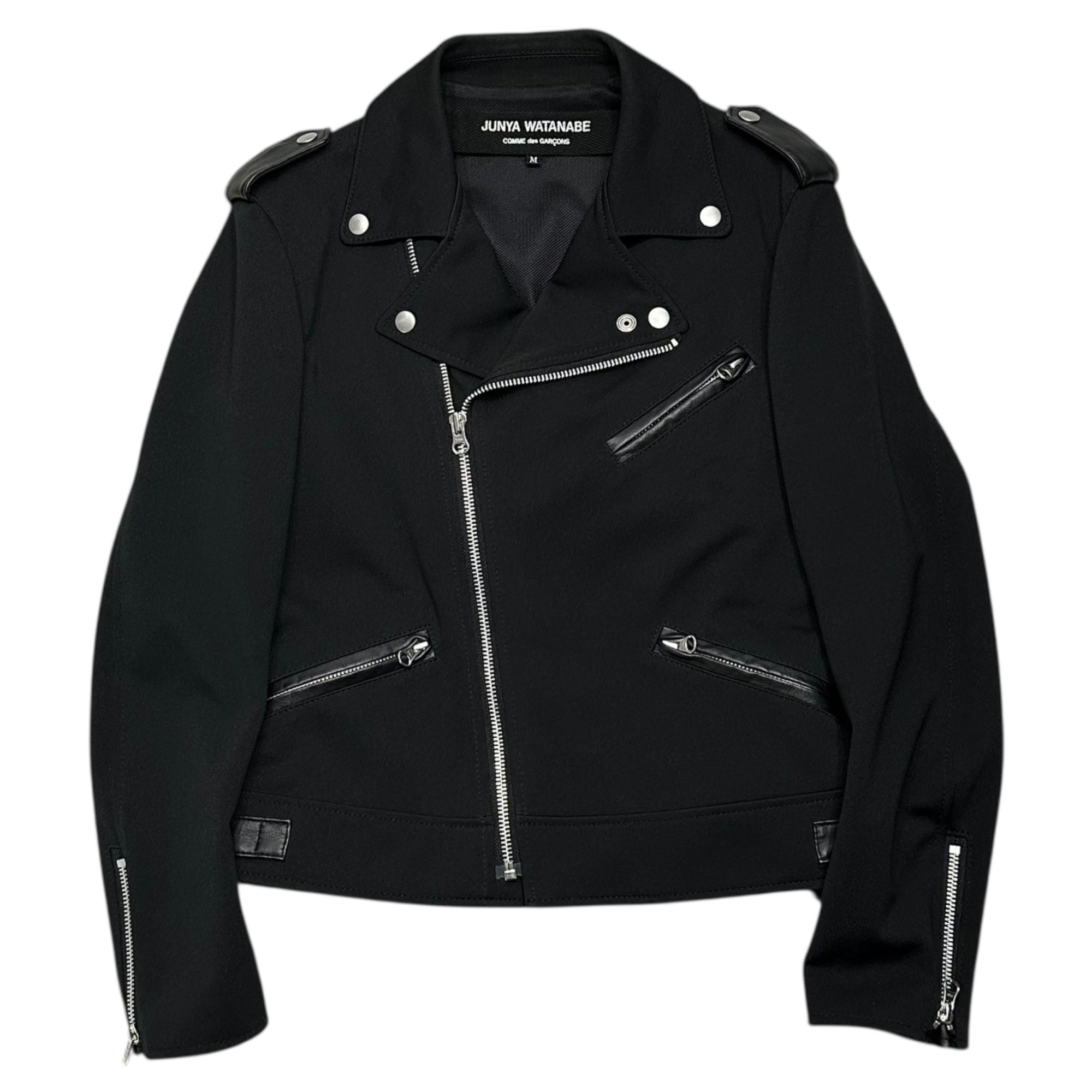 JUNYA WATANABE COMME des GARCONS ライダース JUNYA WATANABE COMME des GARCONS double riders Jacket black S | eBay