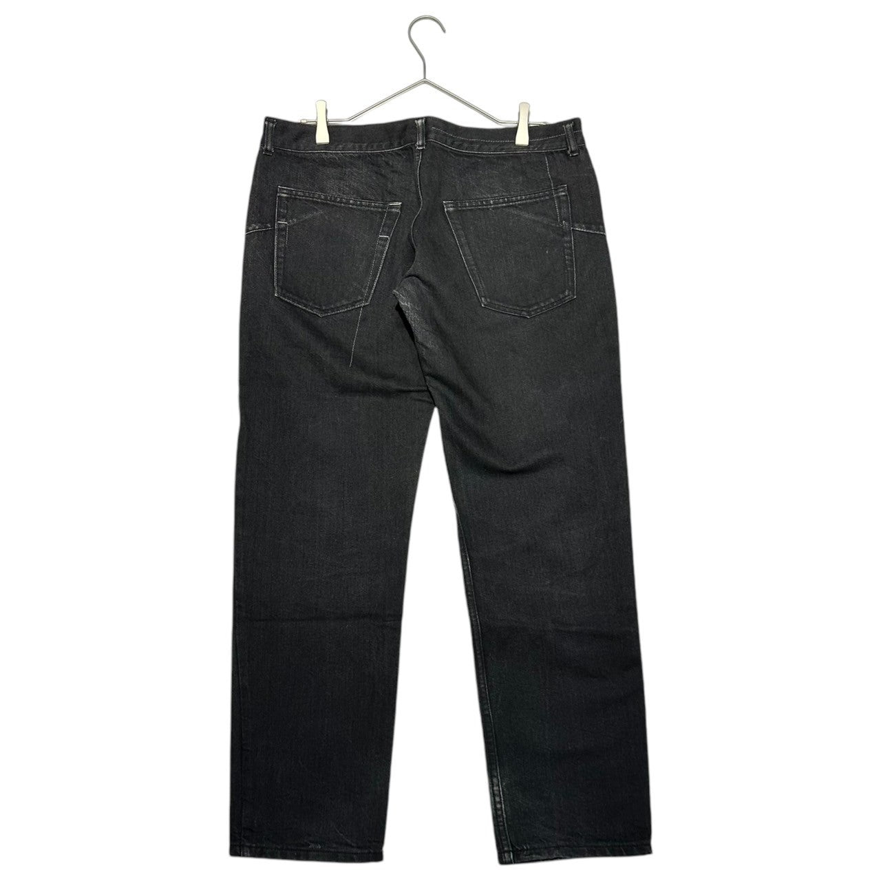 Y's(ワイズ) Straight black denim pants ストレート ブラック