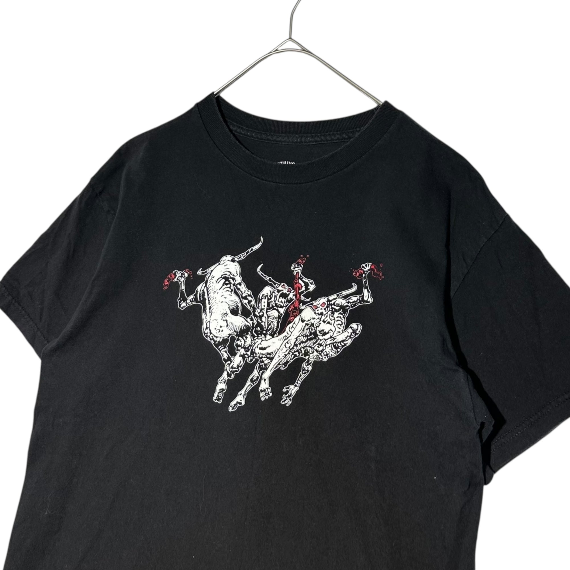 TENDERLOIN(テンダーロイン) T-TEE HELL AWAITS グラフィック プリント Tシャツ M ブラック