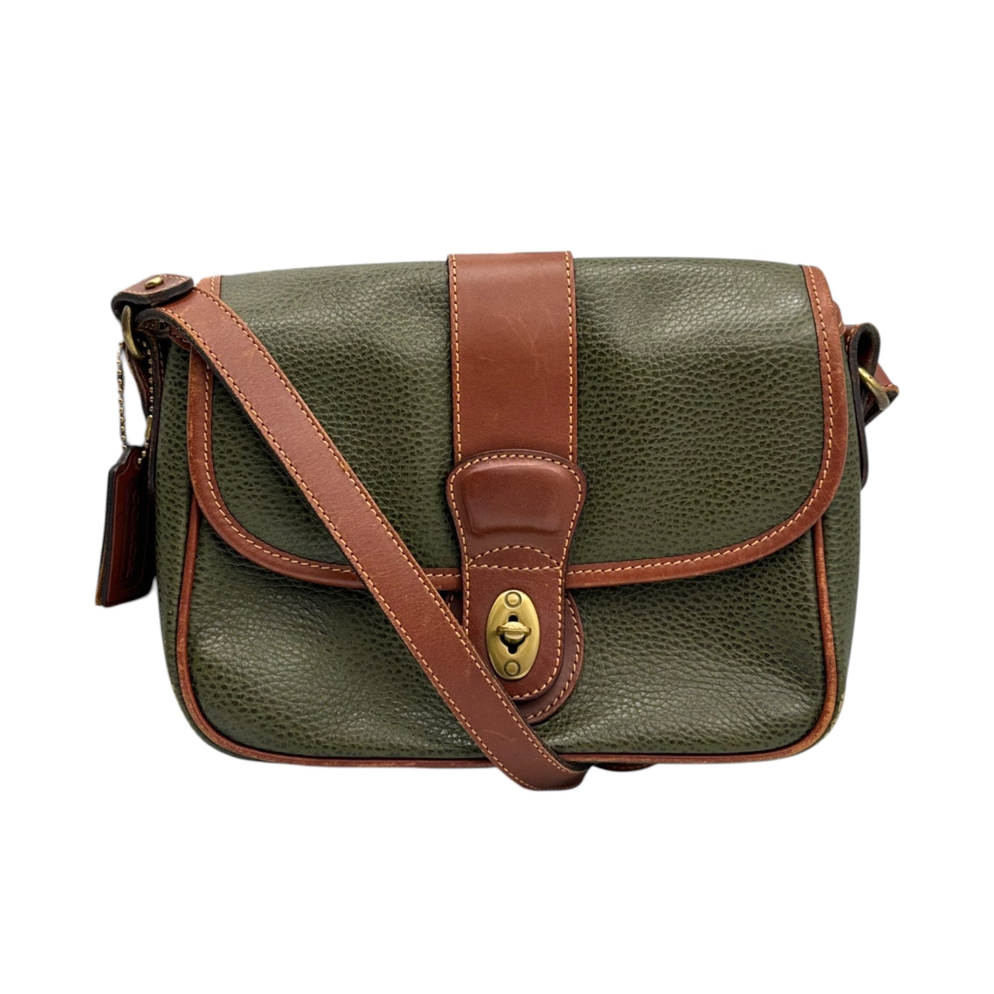 COACH(コーチ) 90's Turnlock Shoulder Leather Flap Bag 90年代