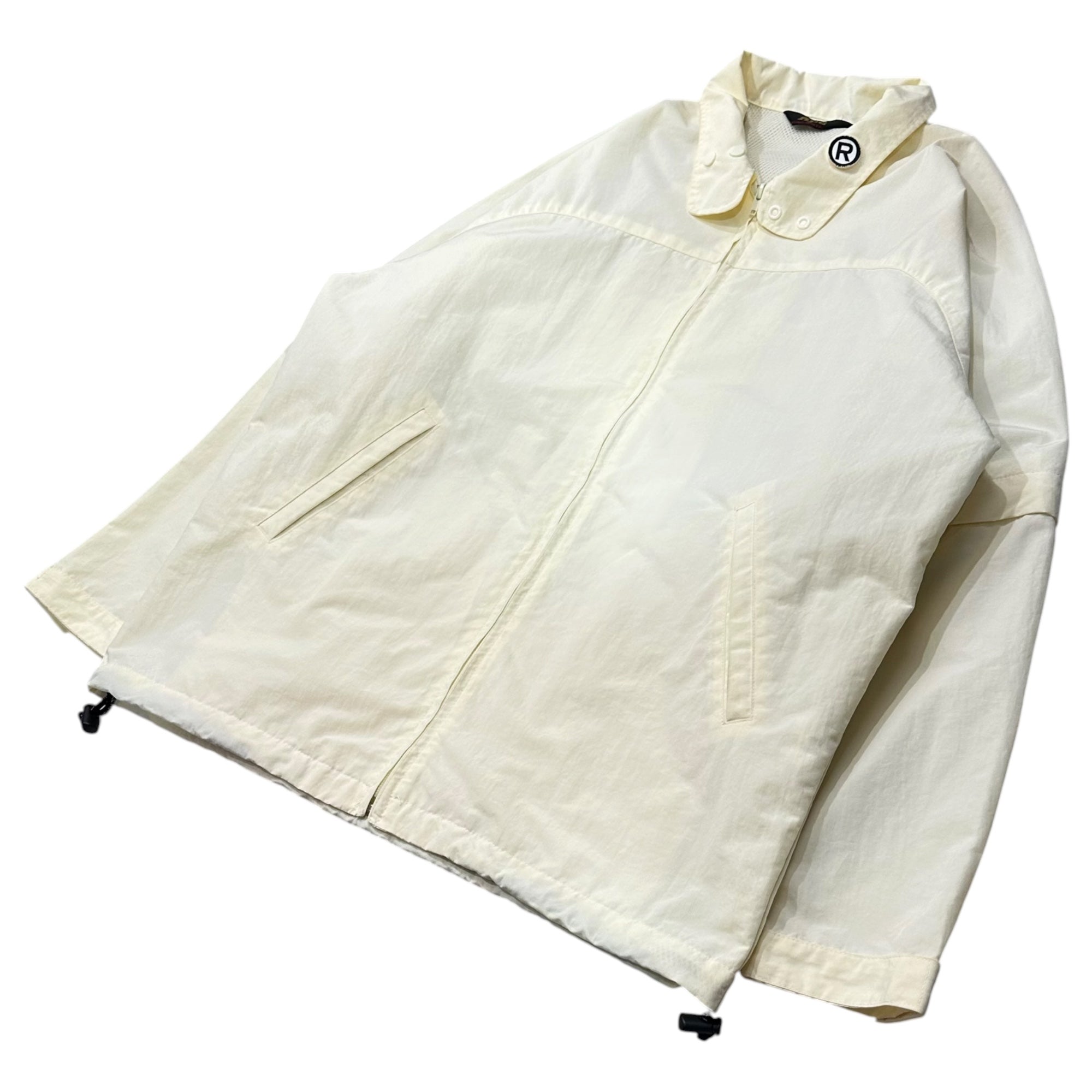 A BATHING APE(アベイシングエイプ) 1990's 2Way Nylon Jacket ナイロン ジャケット M アイボリー 90年代