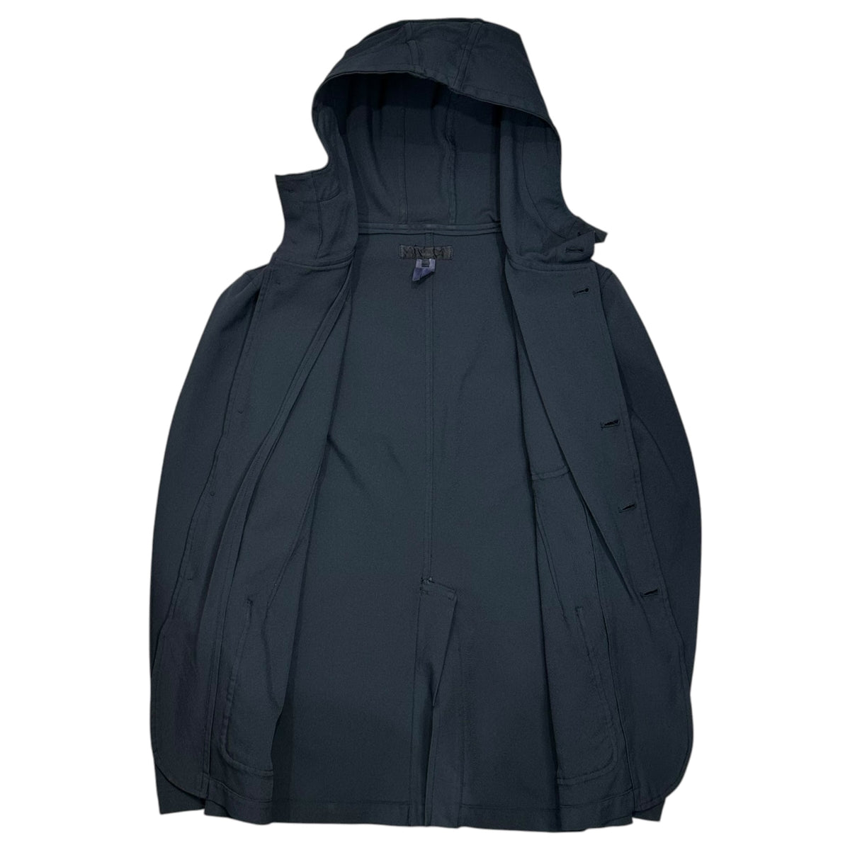COMME des GARCONS SHIRT(コムデギャルソンシャツ) Dye-Finished Ester Hooded Jacket 製品染め エステル フーデッド ジャケット S19126 L ネイビー フランス製