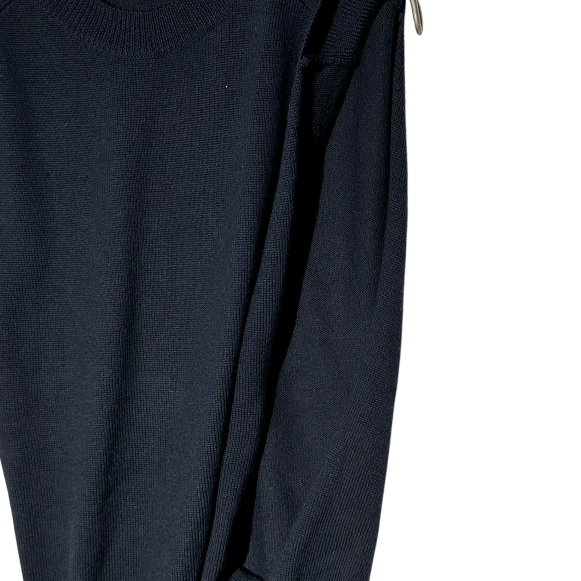 BACCA(バッカ) Woolmulline Crew Neck Vest ウールムリネ クルーネック ベスト 35-02-14-02103 S ネイビー