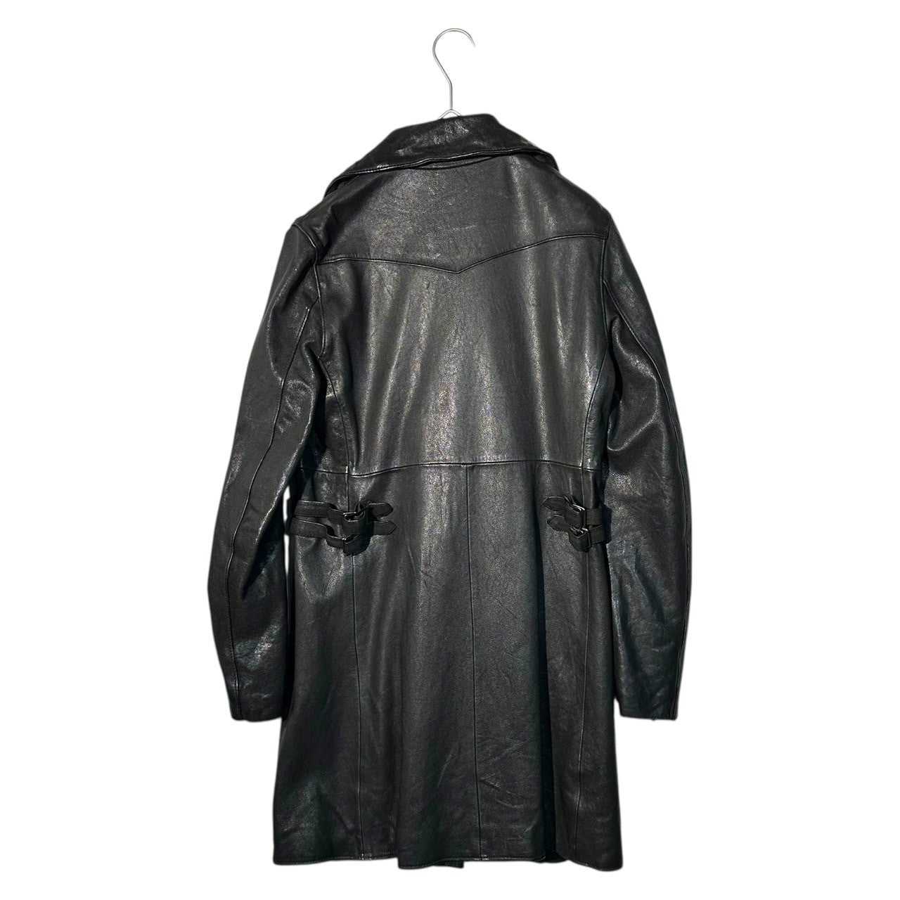 Hysterics(ヒステリックス) Goatskin leather double rider's coat 山羊革 ダブル ライダース コート 0593LC01 M ブラック 参考定価147,000円(税込)