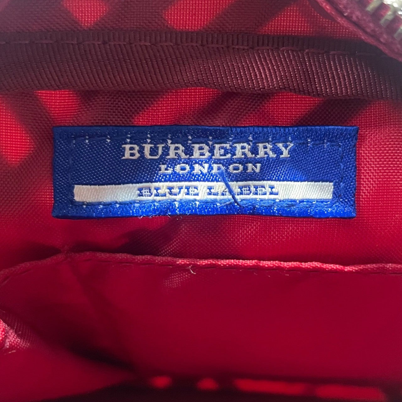 BURBERRY BLUE LABEL(バーバリーブルーレーベル) Nova check mini shoulder bag ノバチェック ミニ ショルダー バッグ ZA473-800-43 ベージュ×レッド
